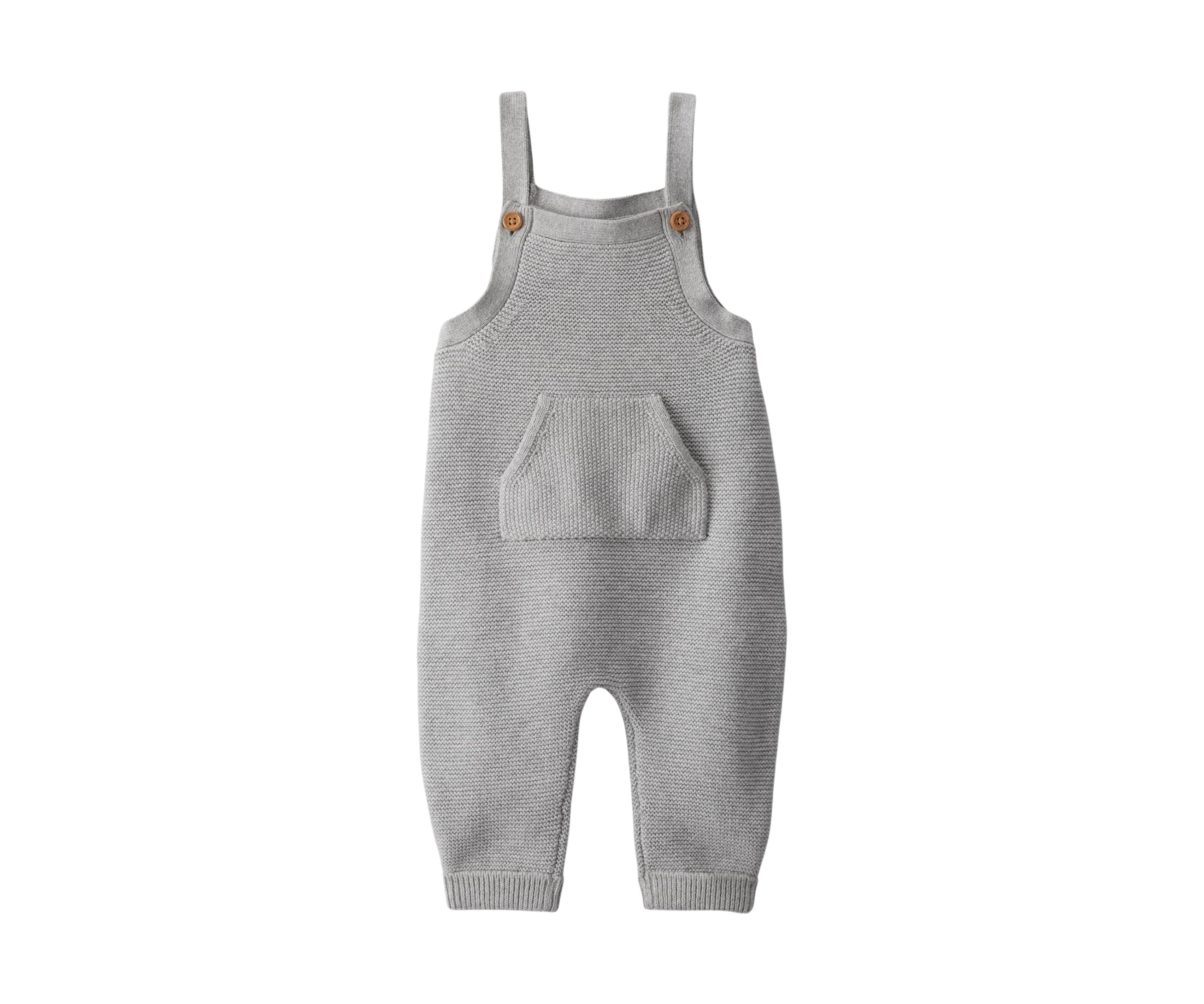 Baby Boys One Piece Sweater Knit Overalls