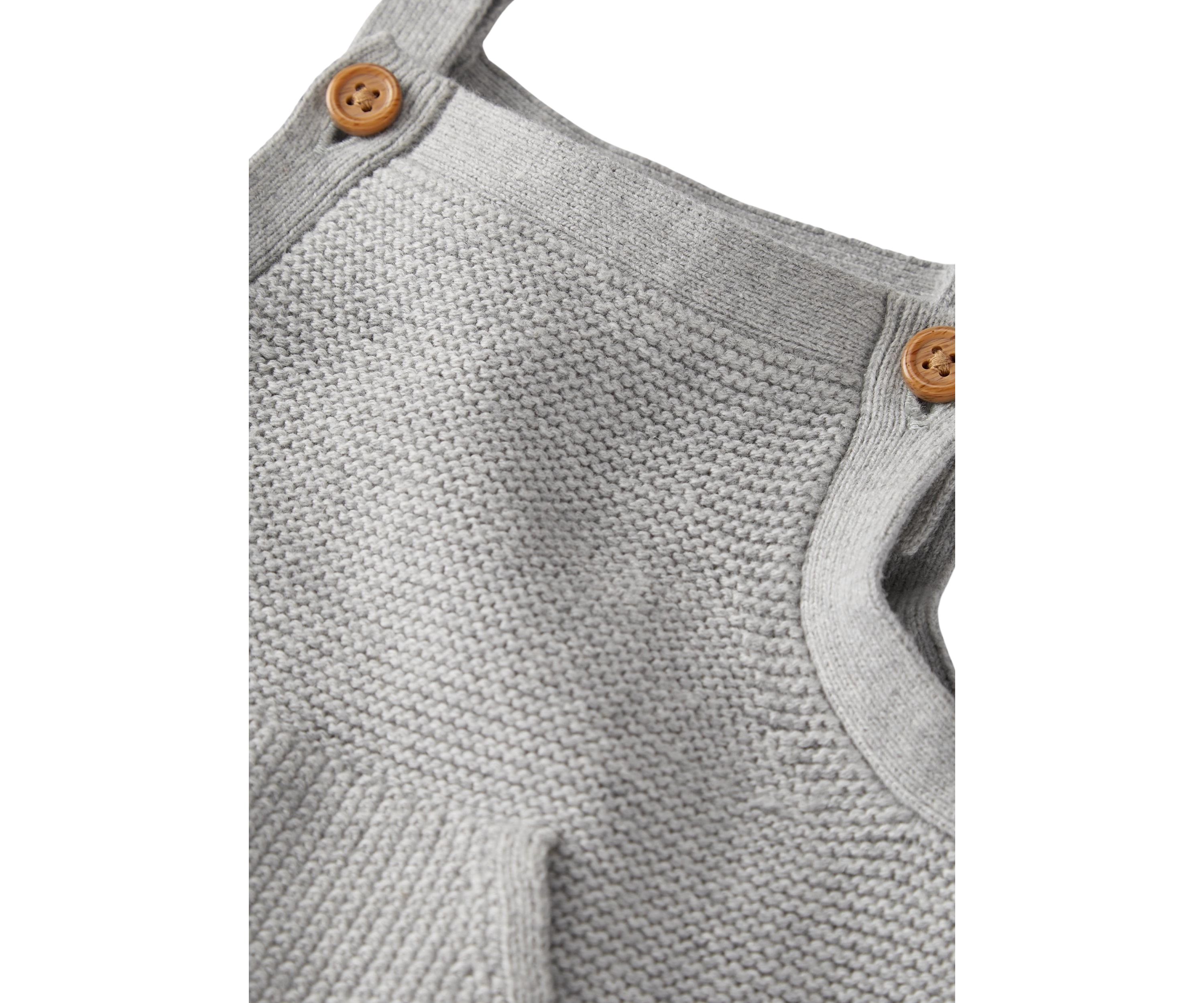 Baby Boys One Piece Sweater Knit Overalls