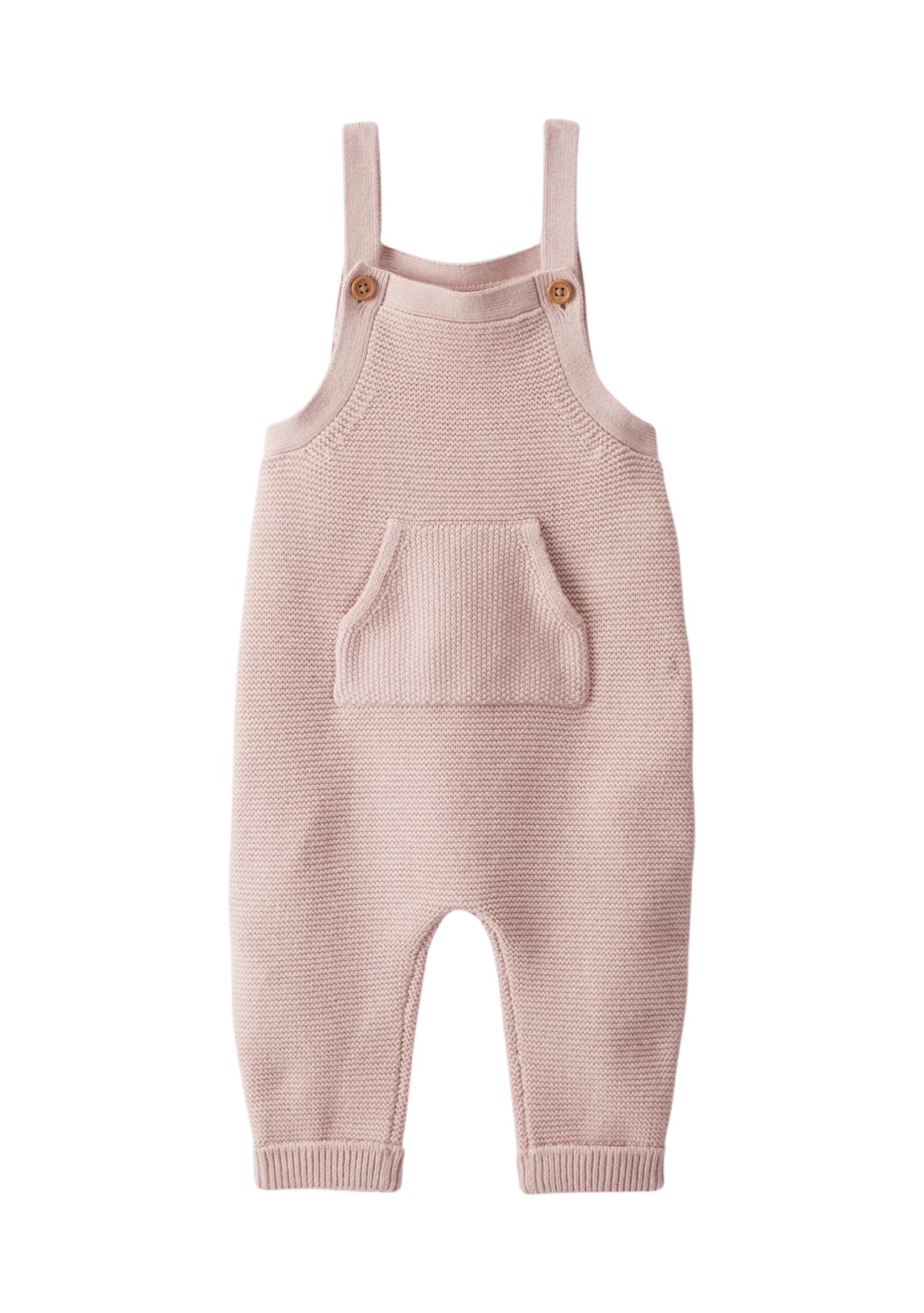 Baby Girls One Piece Sweater Knit Overalls