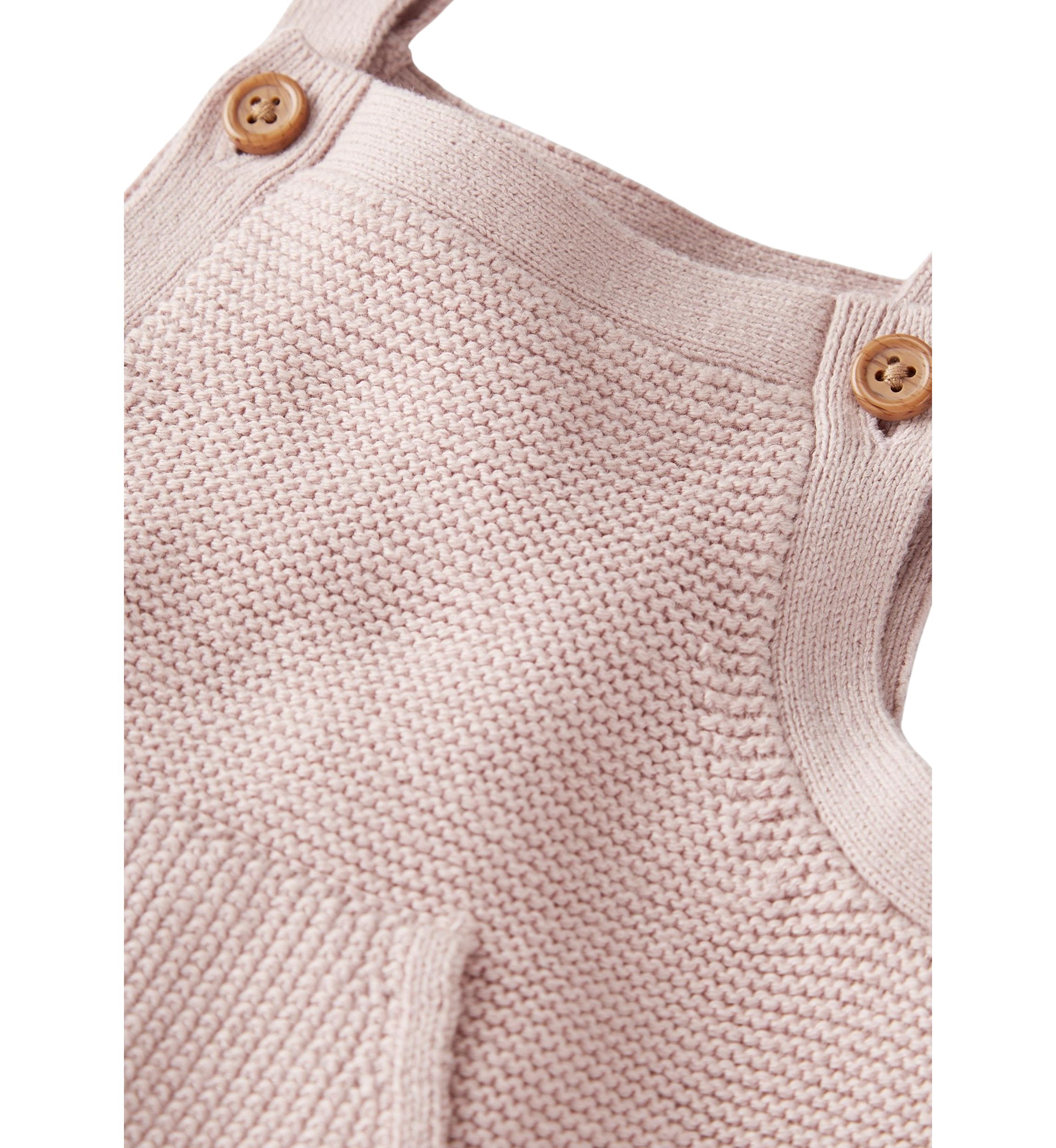 Baby Girls One Piece Sweater Knit Overalls
