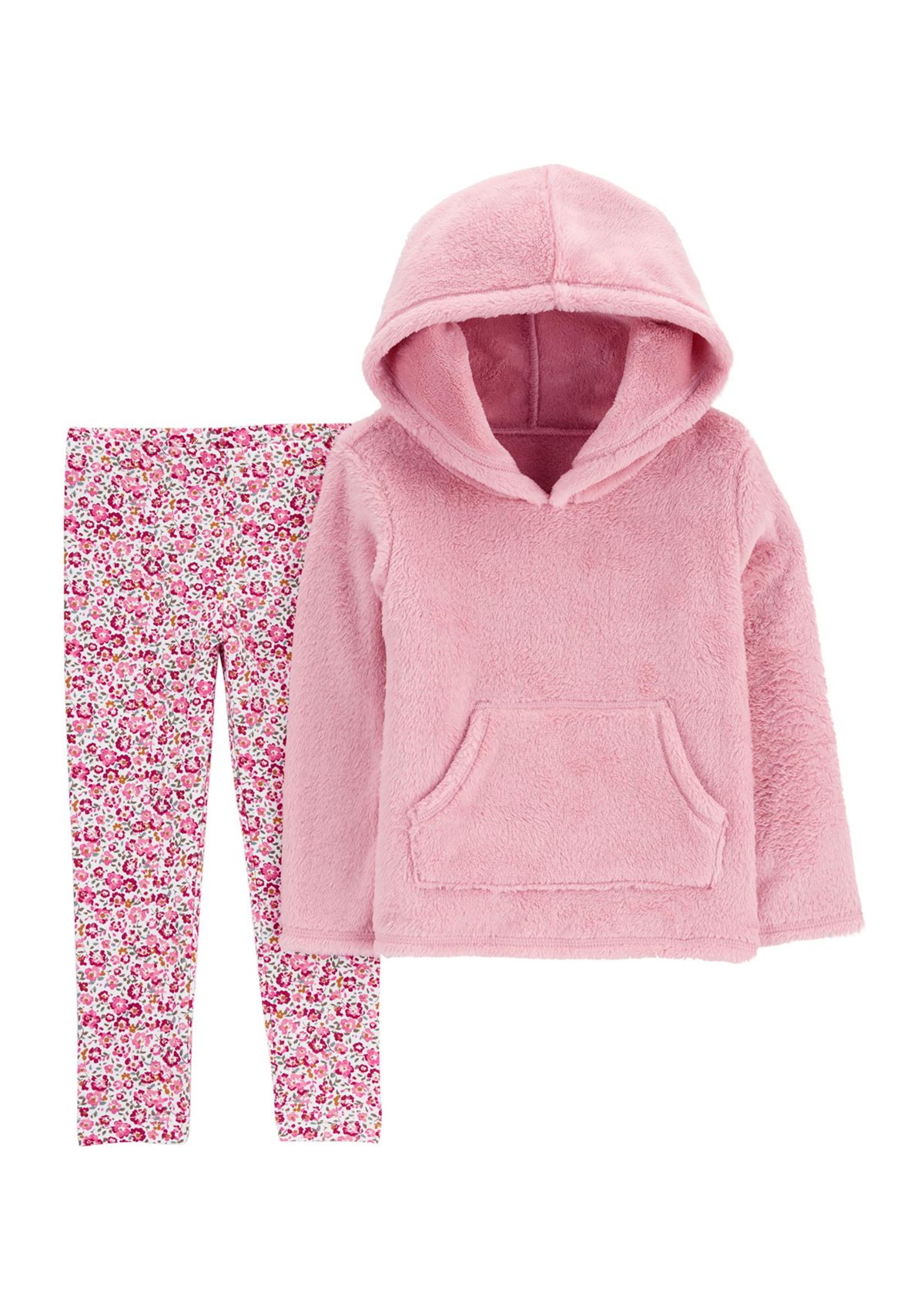 Baby Girls Velboa Pullover Set