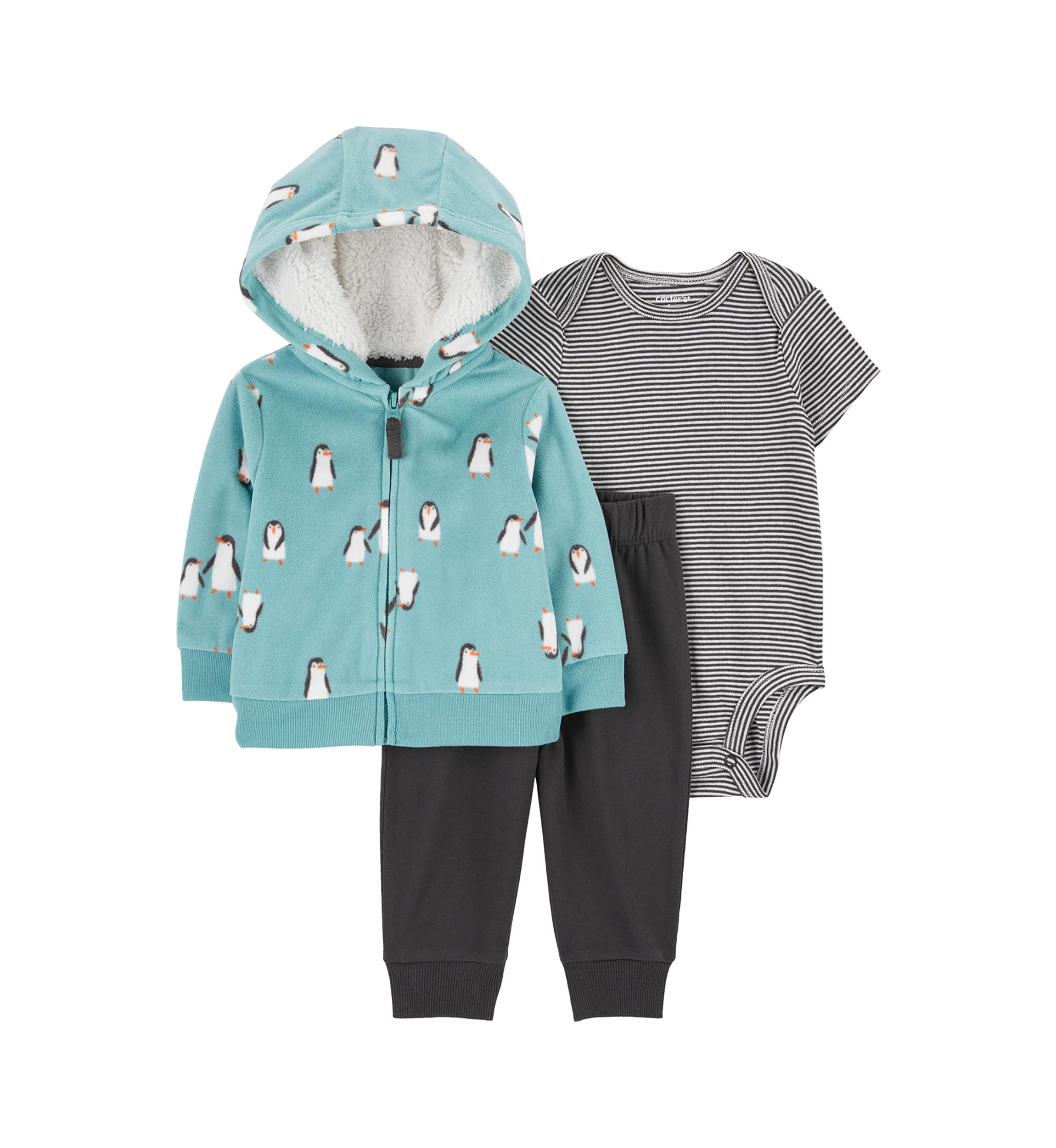 Baby Boys 3 Piece Jacket Set