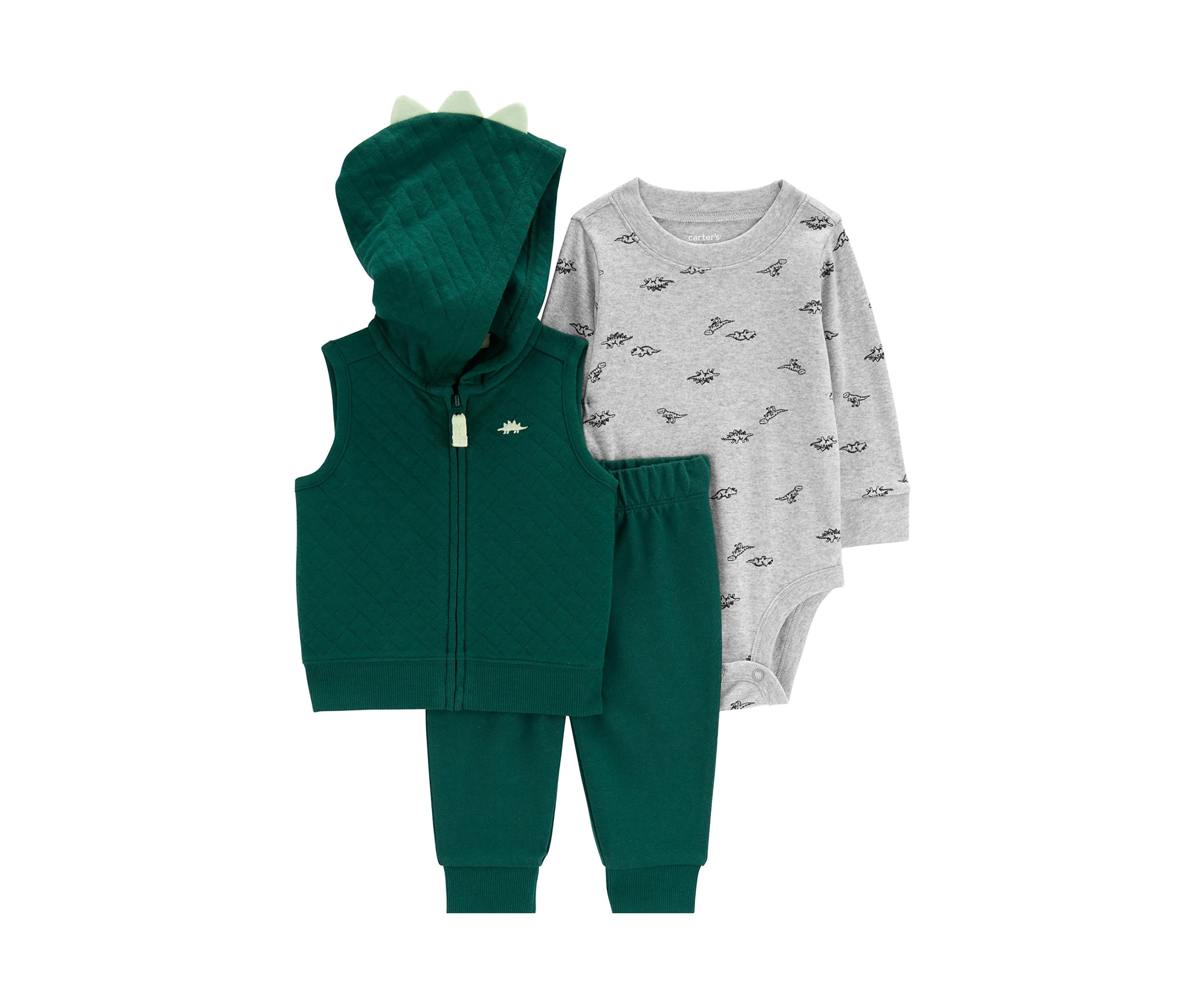 Baby Boys Three Piece Vest and Bodysuit Set