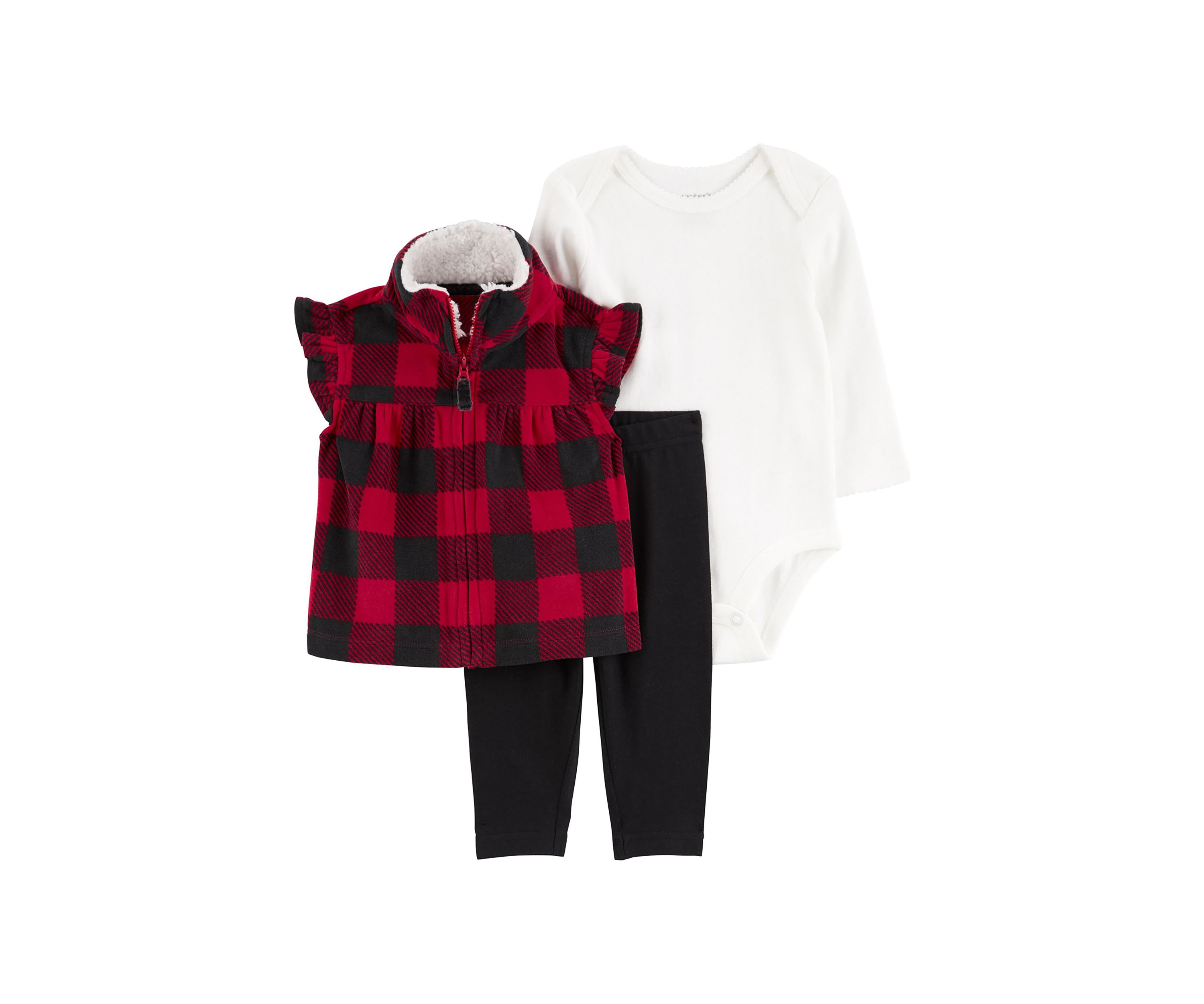 Baby Girls 3 Piece Vest Set