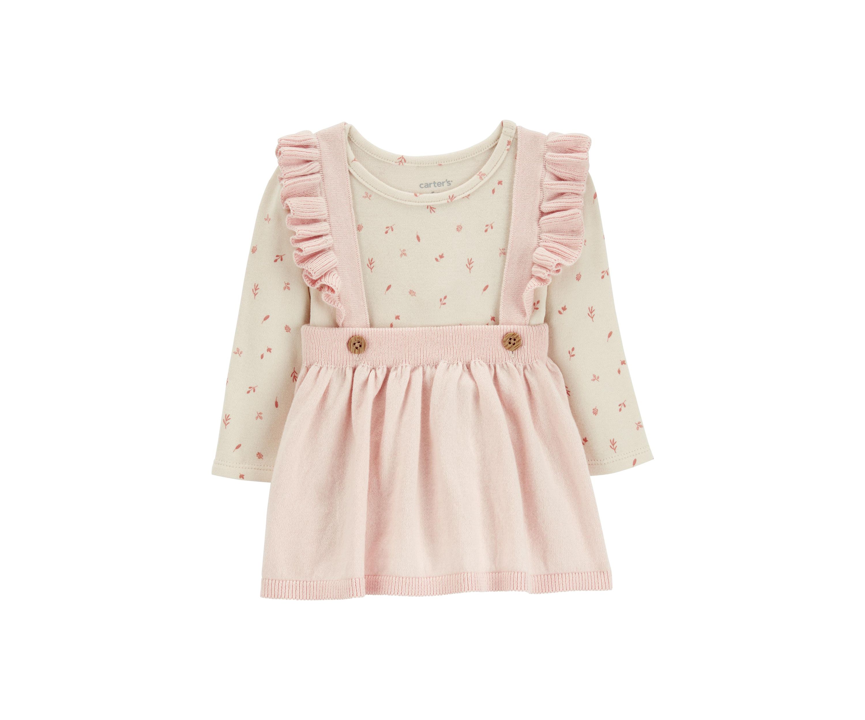 Baby Girls Jumper Dress Set