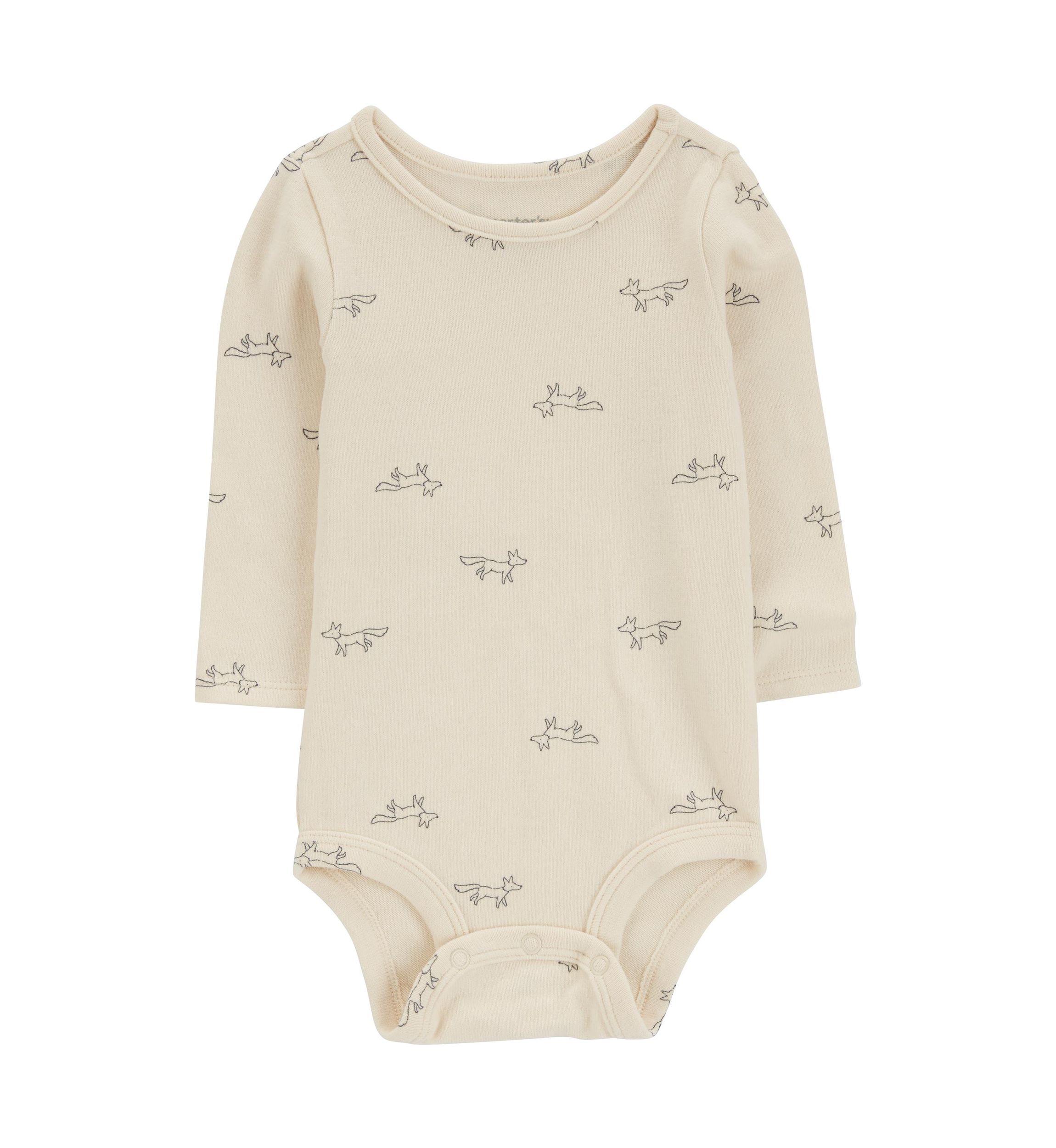 Baby Boys Printed Bodysuit and Coveralls Set
