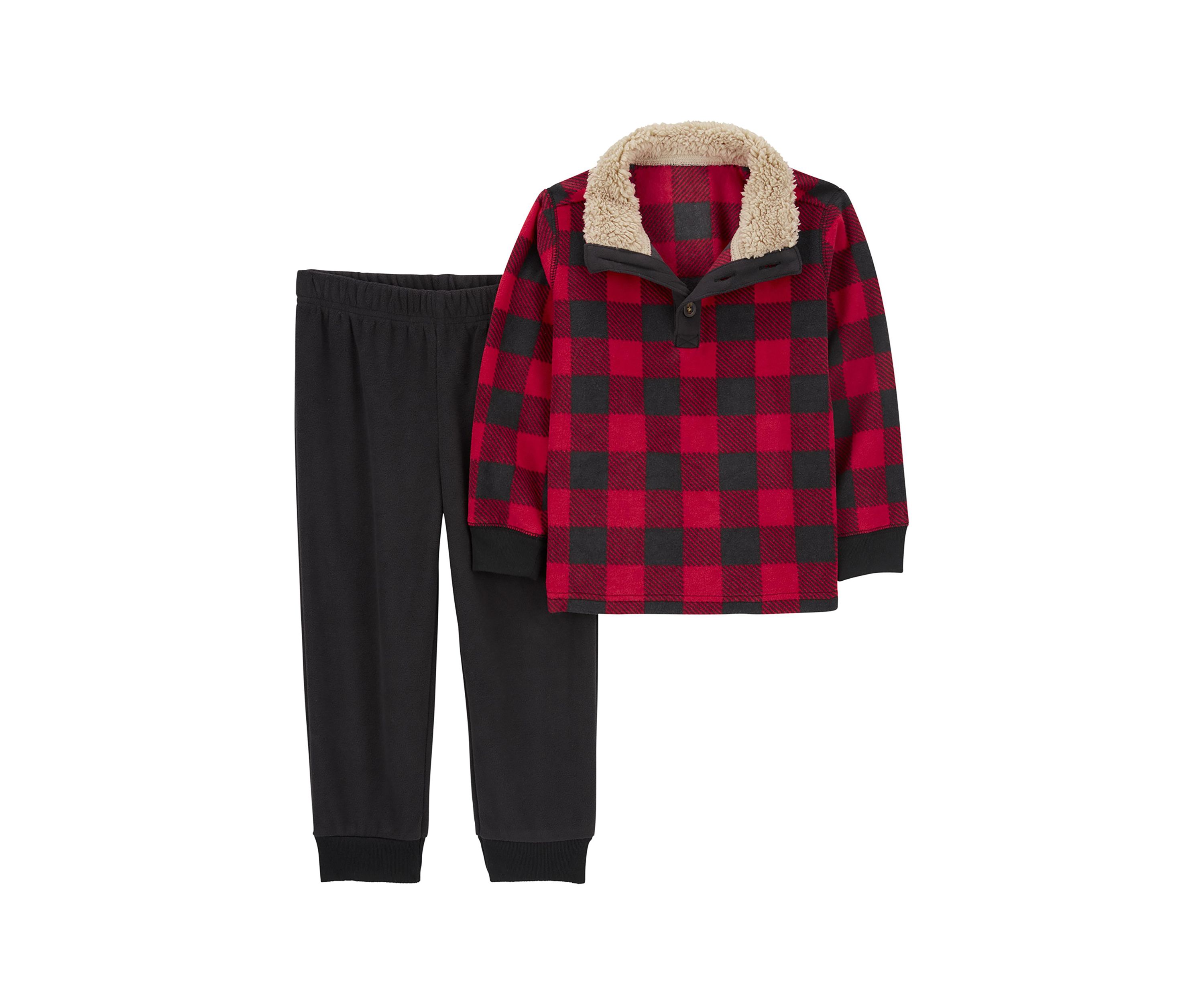 Baby Boys Printed Pullover and Pants Set