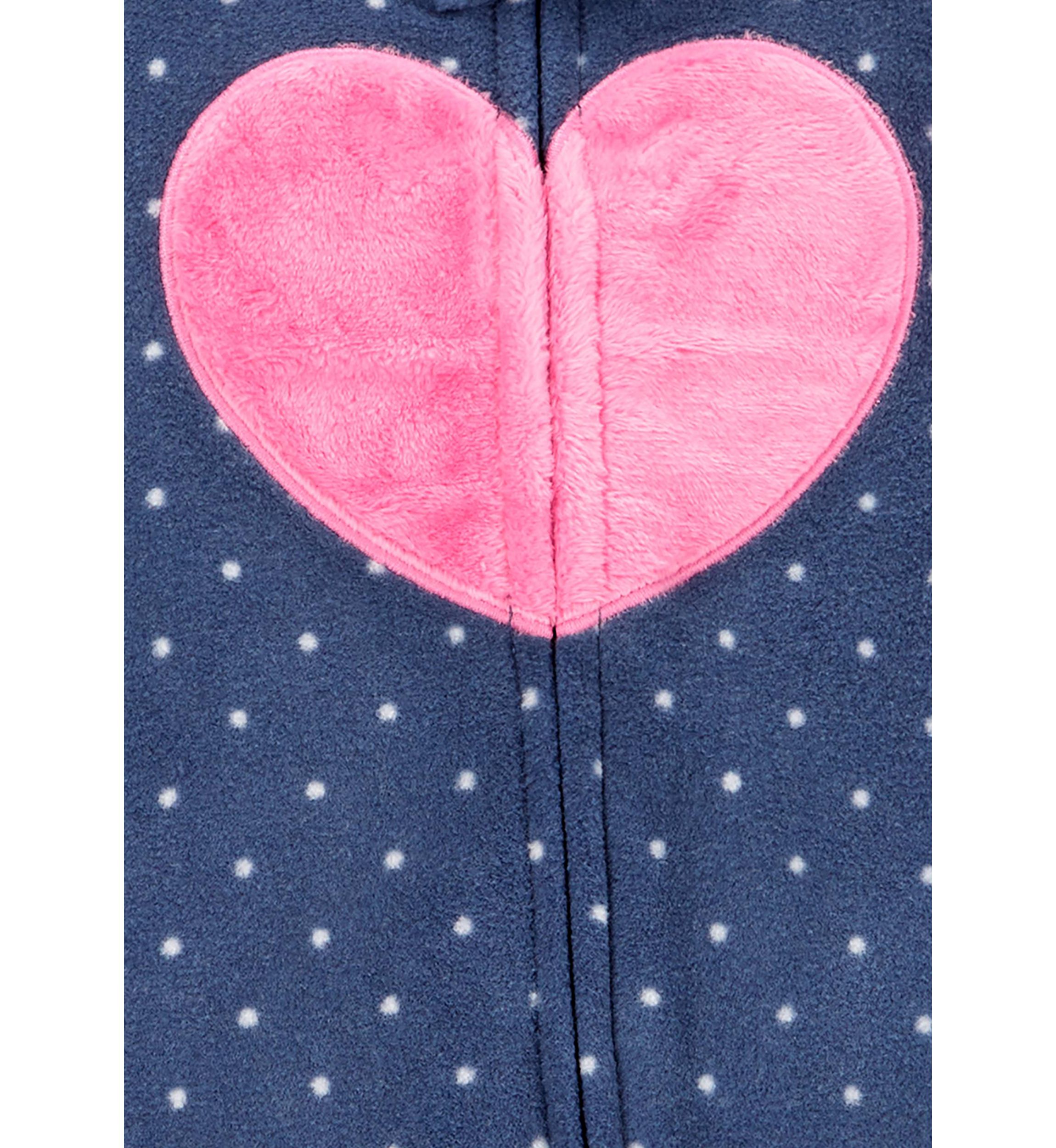 Baby Boys Microfleece Printed Footie Pajamas
