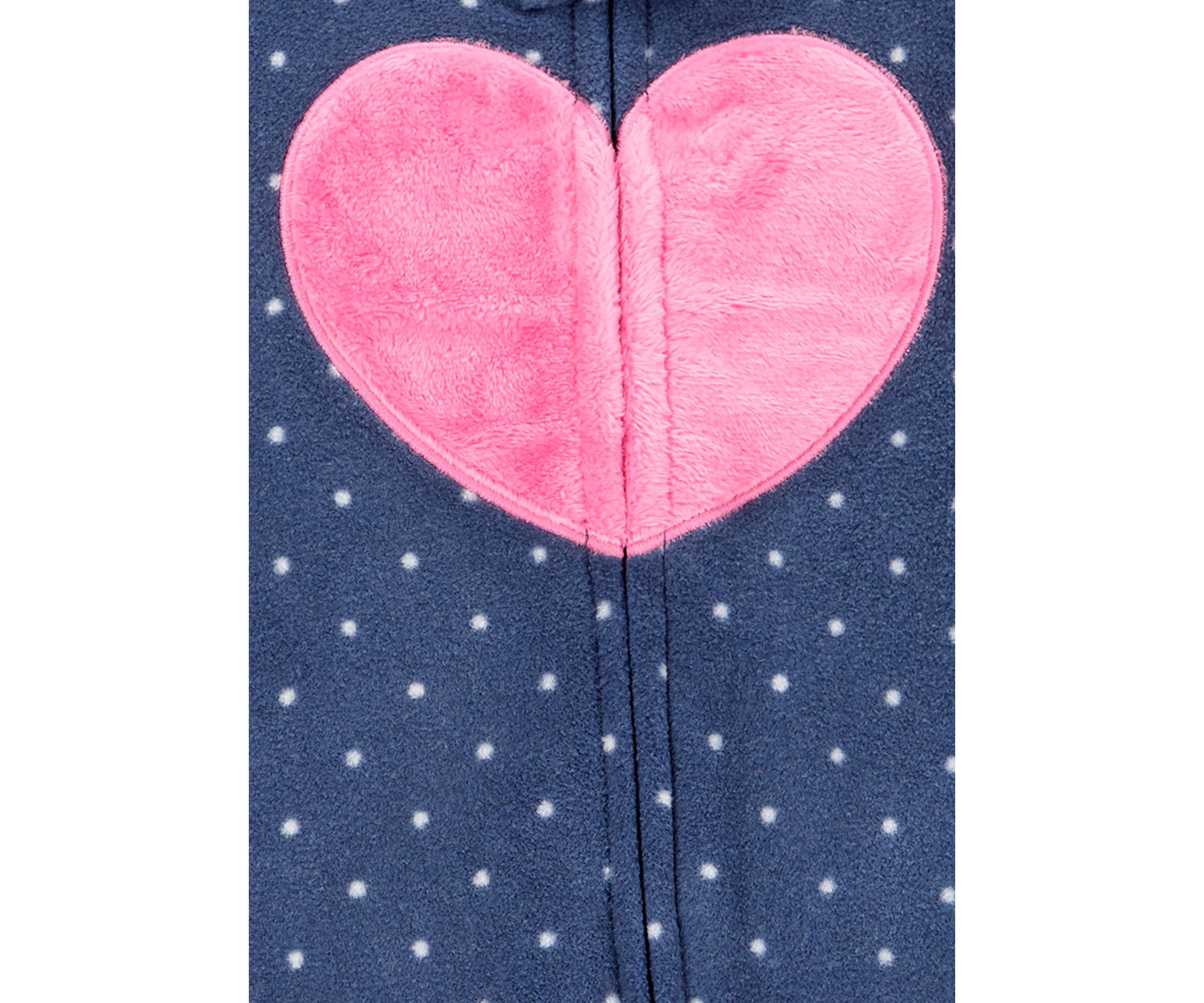 Baby Boys Microfleece Printed Footie Pajamas