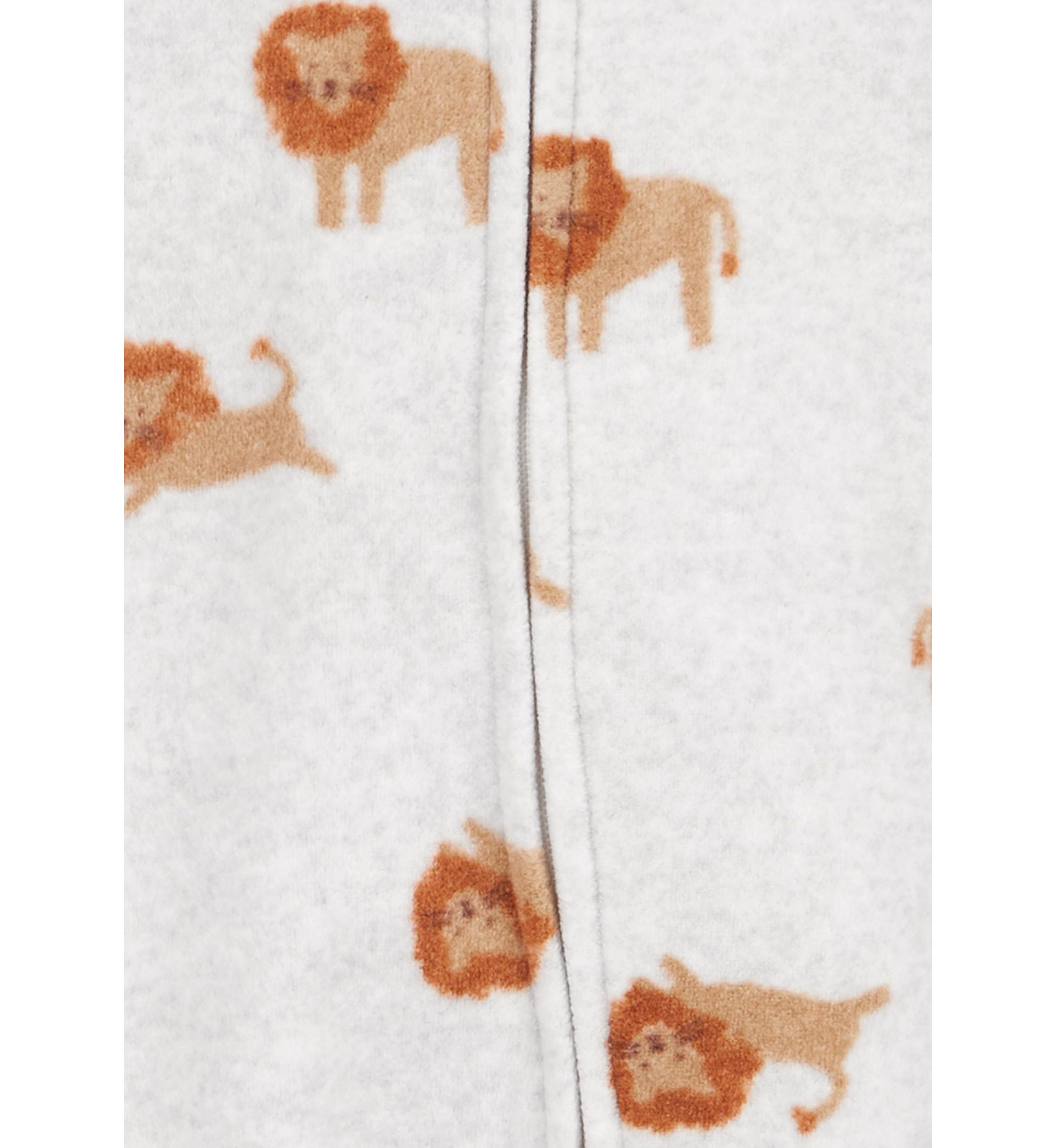 Baby Boys Microfleece Printed Footie Pajamas