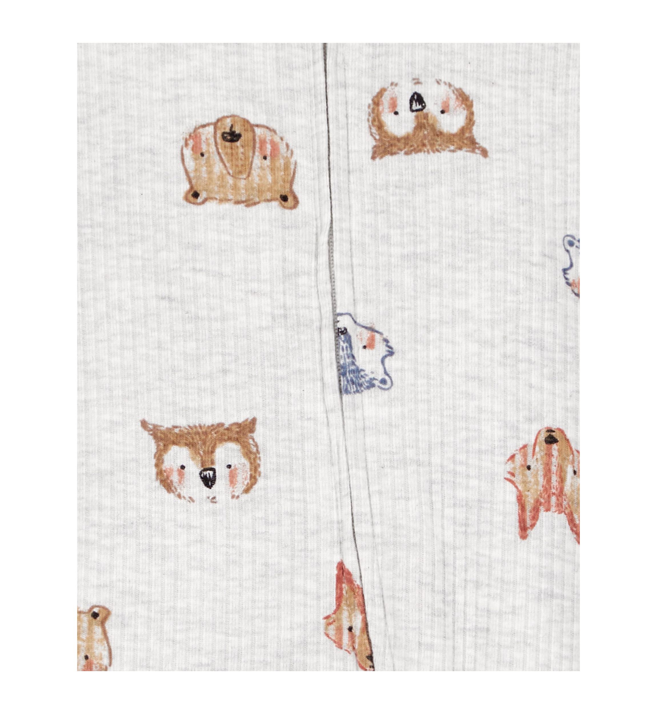 Baby Boys Printed Footie Pajamas