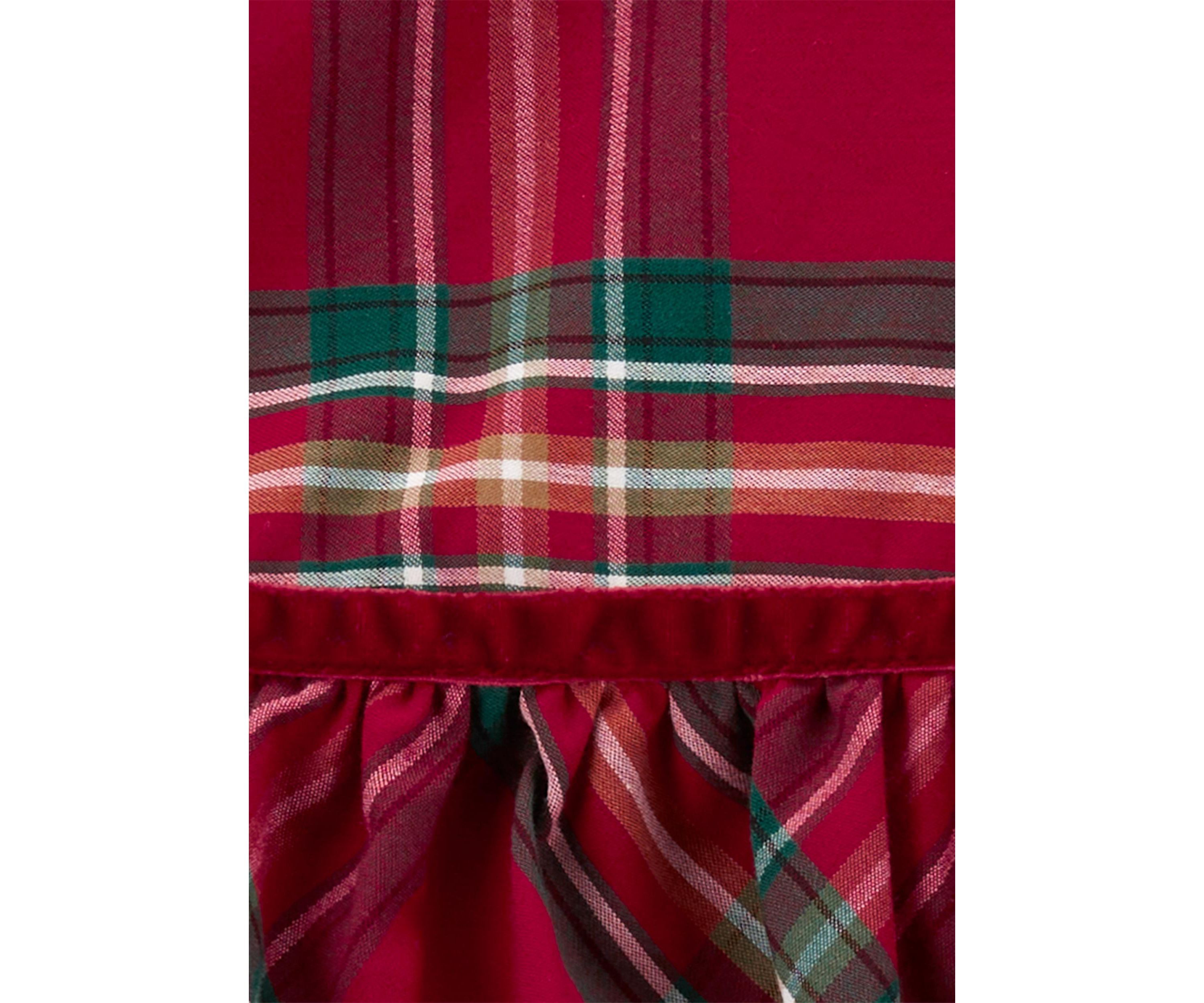 Baby Girls Plaid Printed Dress