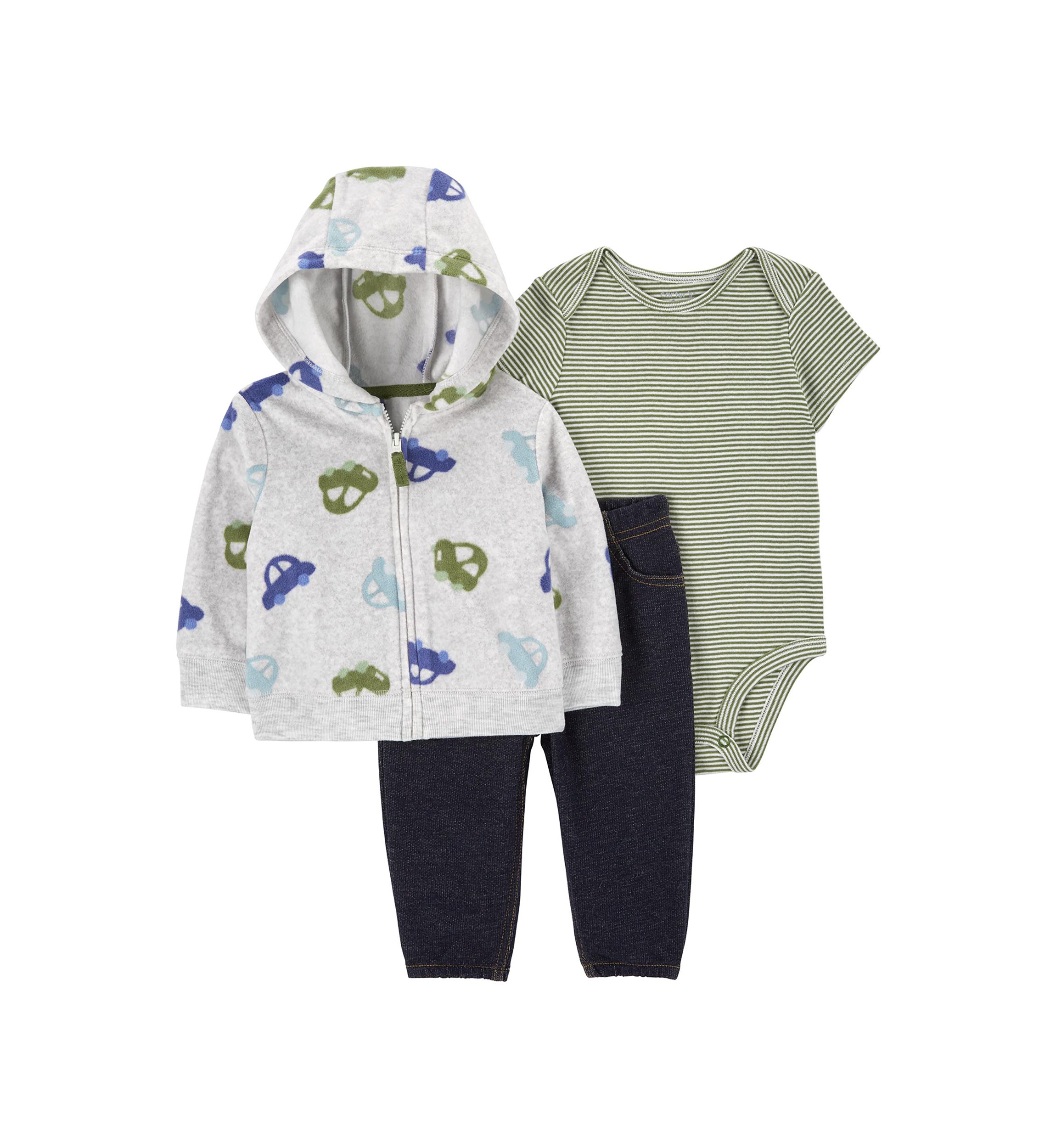 Baby Boys 3 Piece Jacket Set