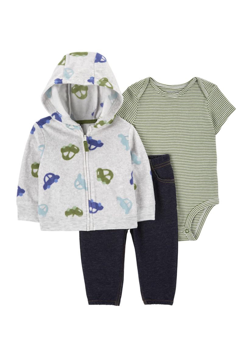 Baby Boys 3 Piece Jacket Set