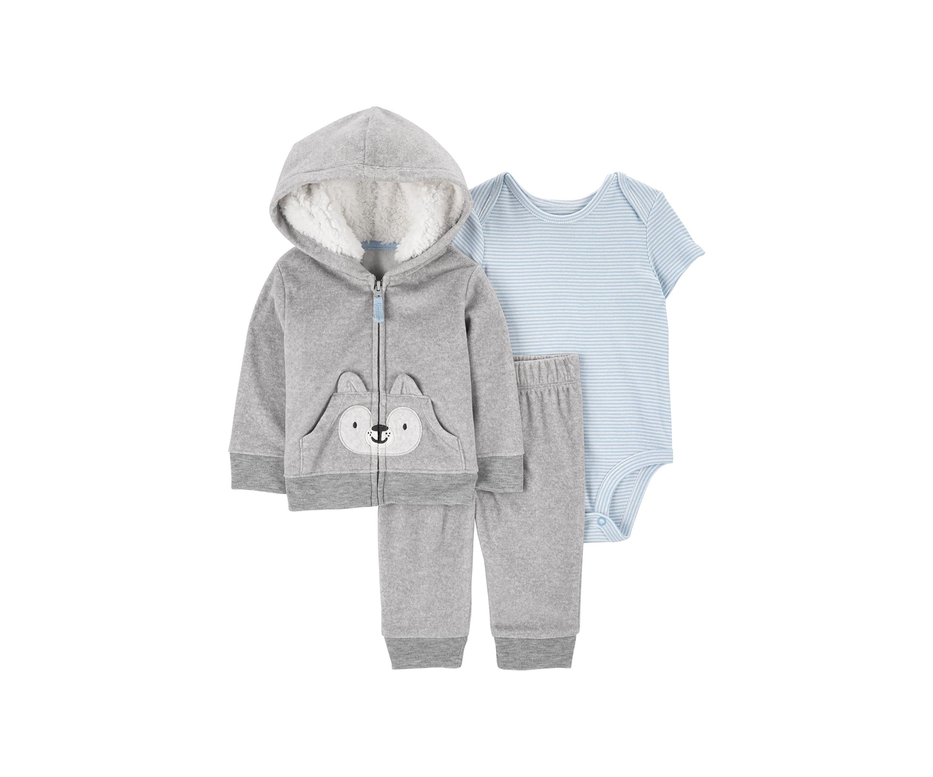 Baby Boys 3 Piece Jacket Set