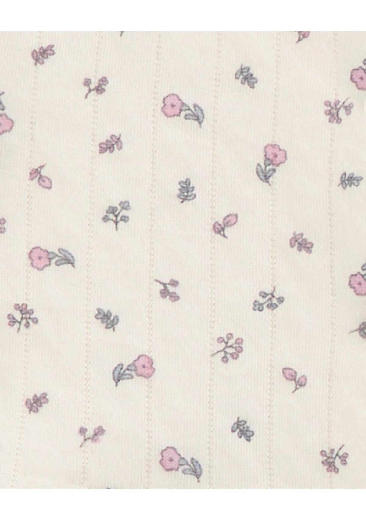 Baby Girls 3 Piece Button Front Top Set