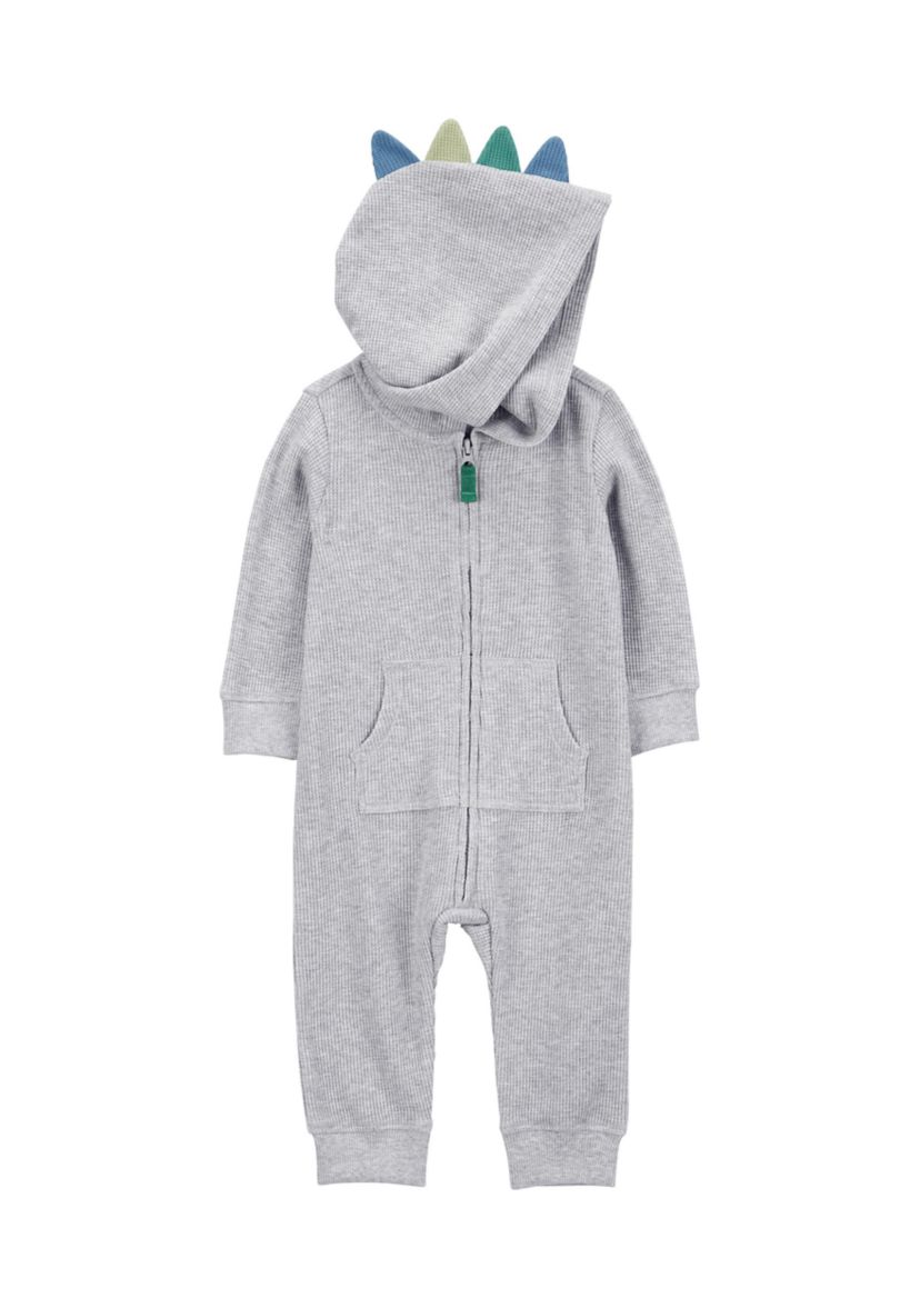 Baby Boys Dinosaur Hood Jumpsuit