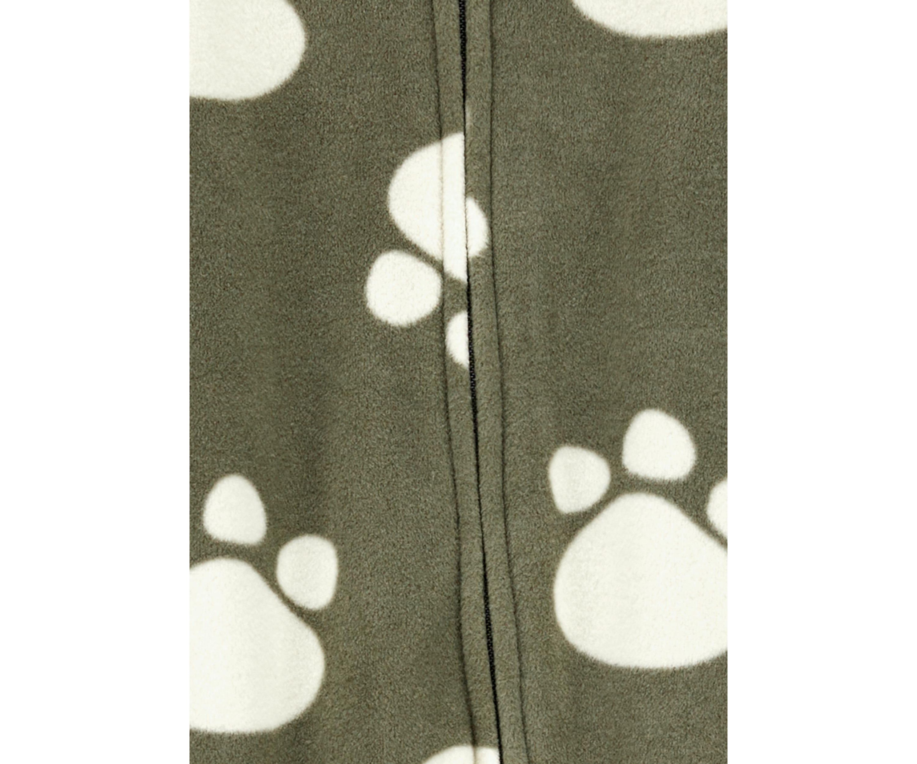 Baby Girls Microfleece Printed Footie Pajamas
