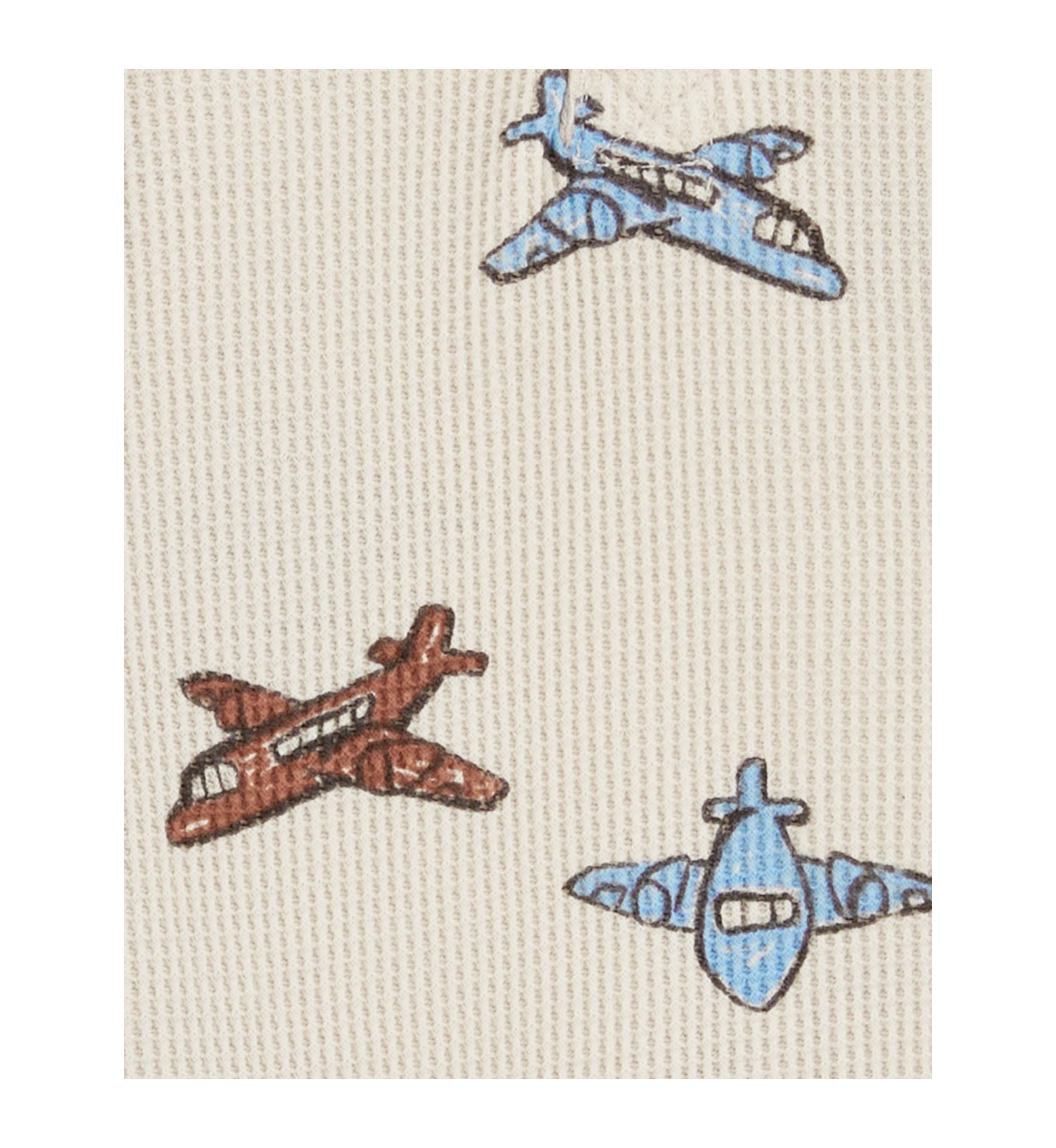 Baby Boys Airplane Printed Bodysuit and Joggers Set