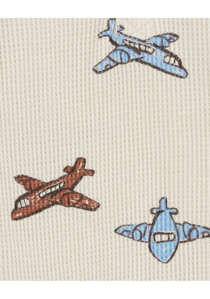 Baby Boys Airplane Printed Bodysuit and Joggers Set