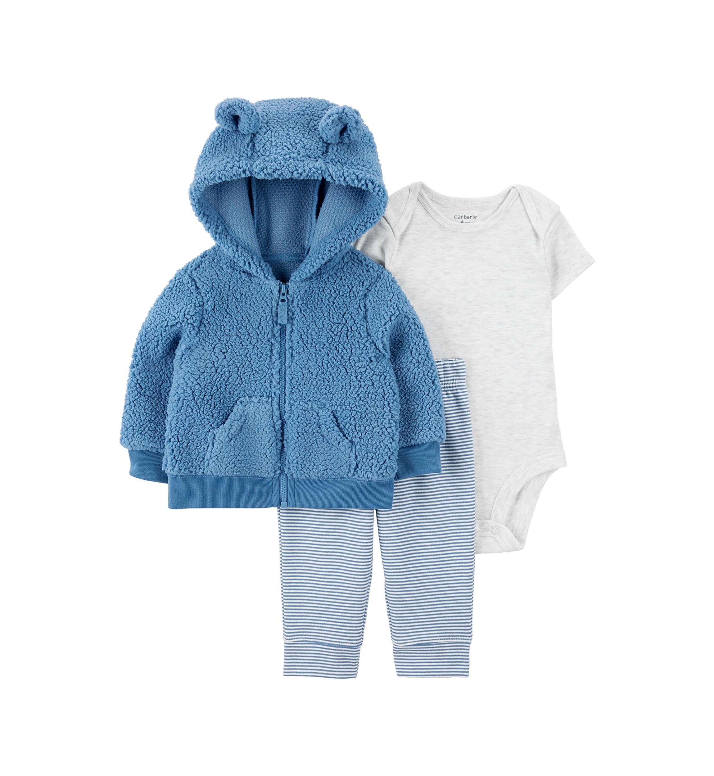 Baby Boys 3 Piece Jacket Set
