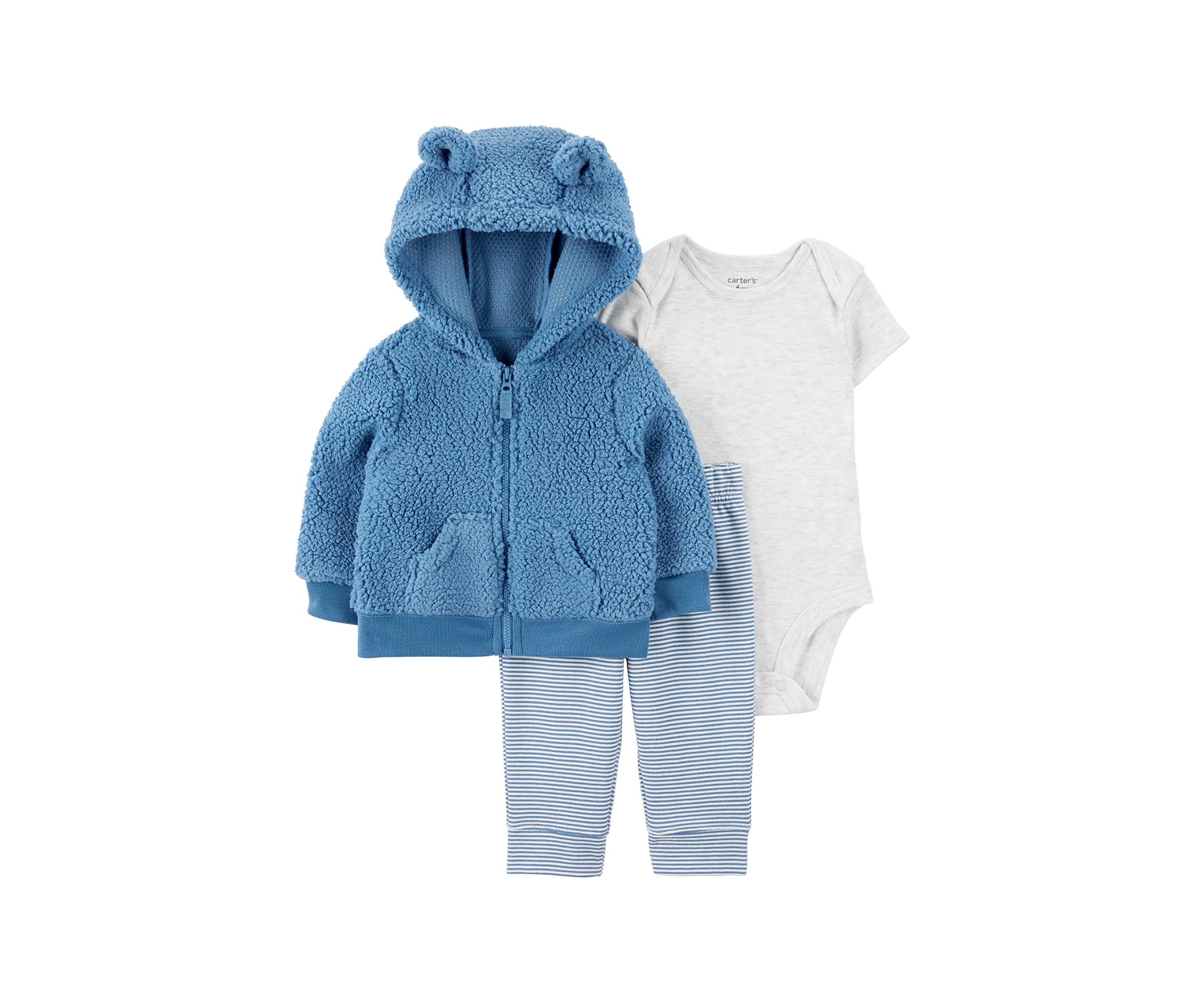 Baby Boys 3 Piece Jacket Set