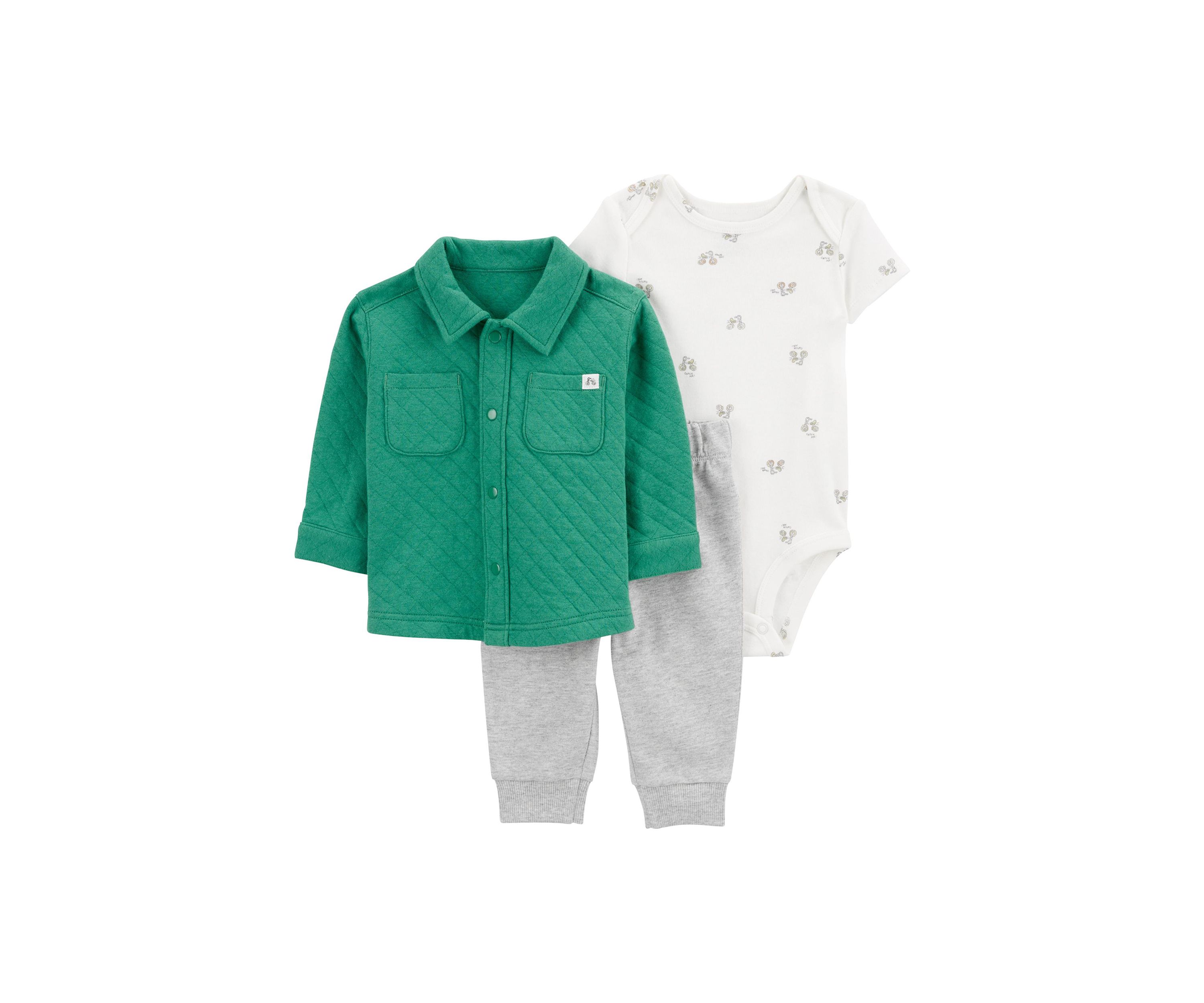 Baby Boys 3 Piece Cardigan Set