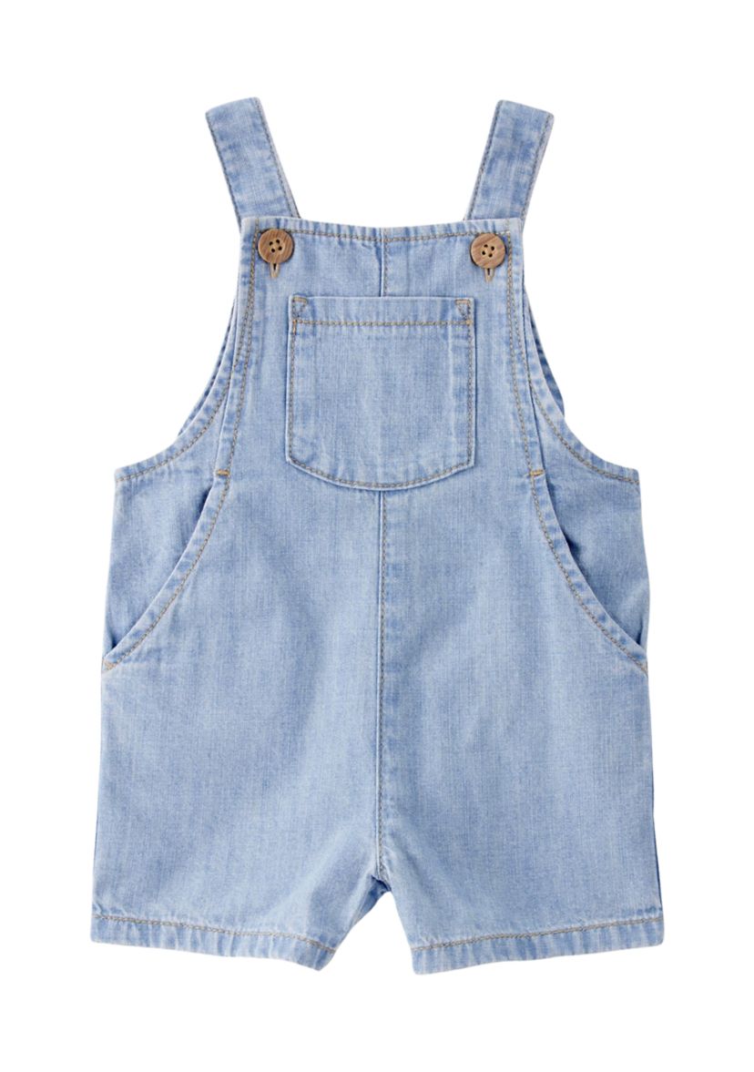 Baby Girls Chambray Shortall