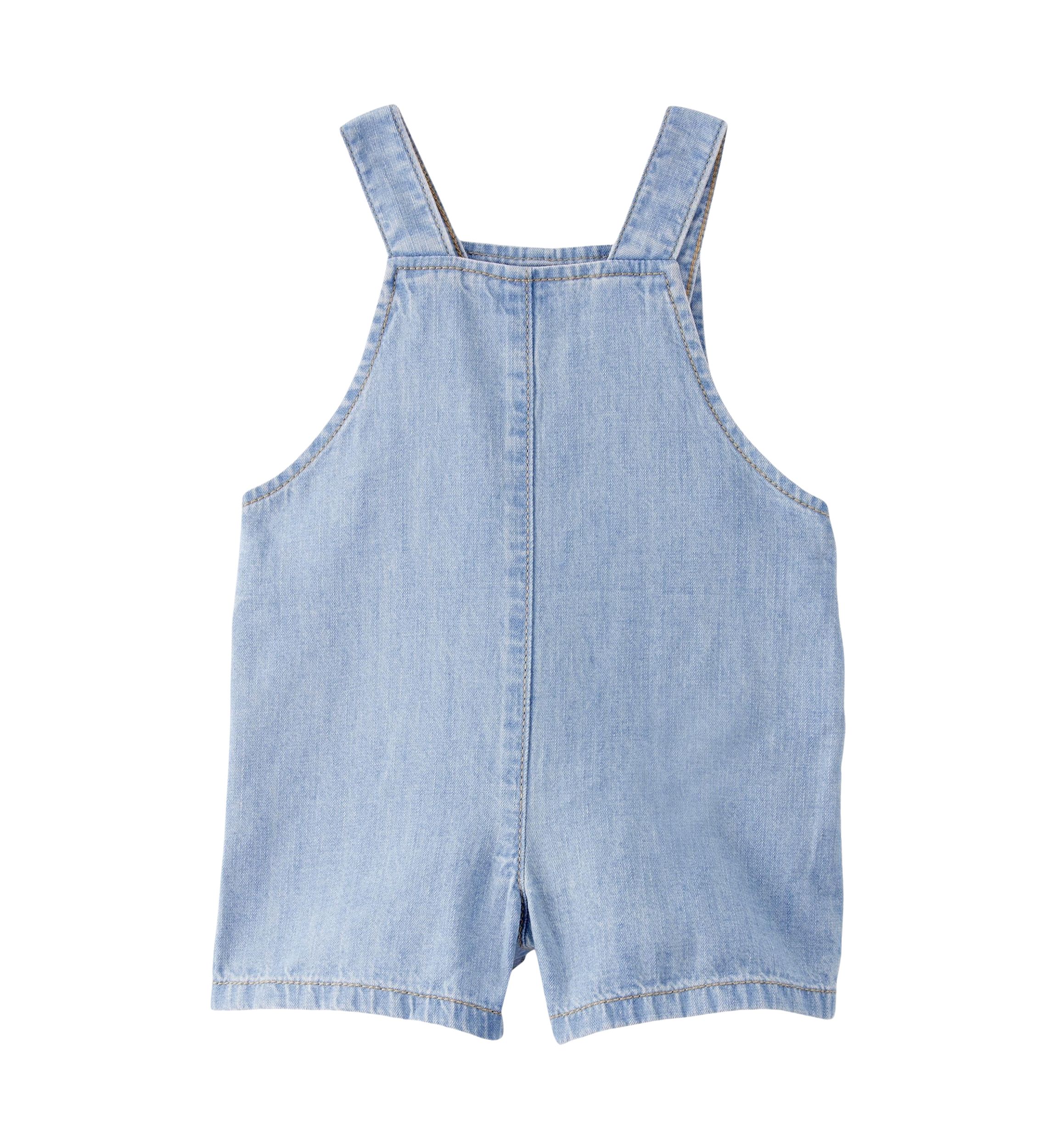 Baby Girls Chambray Shortall