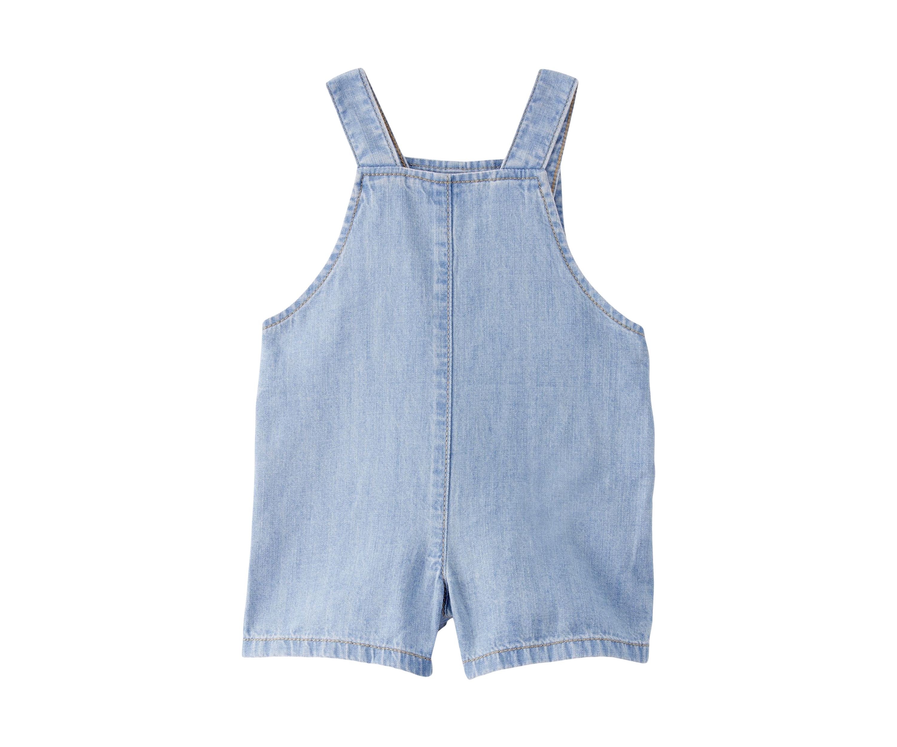 Baby Girls Chambray Shortall