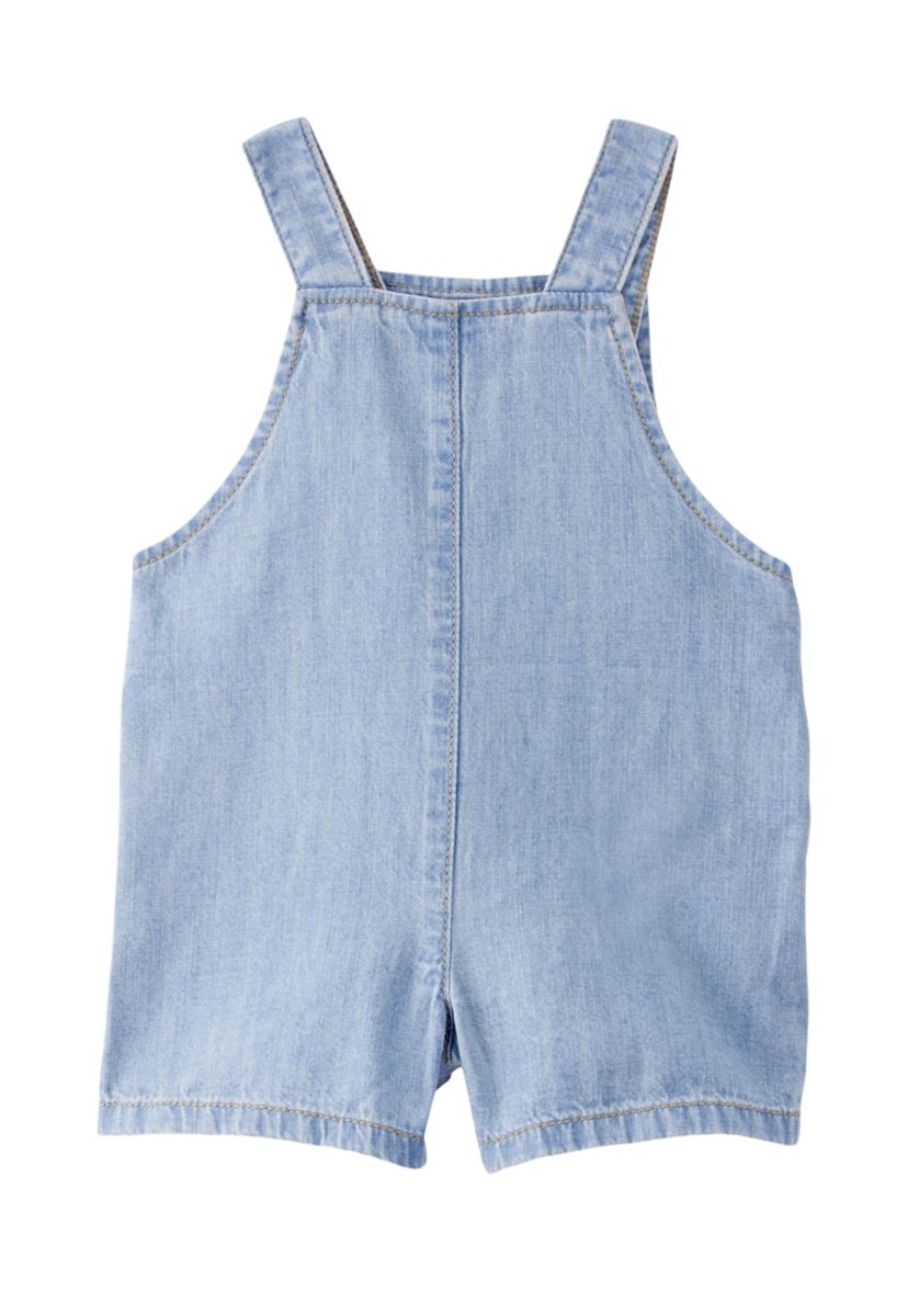 Baby Girls Chambray Shortall