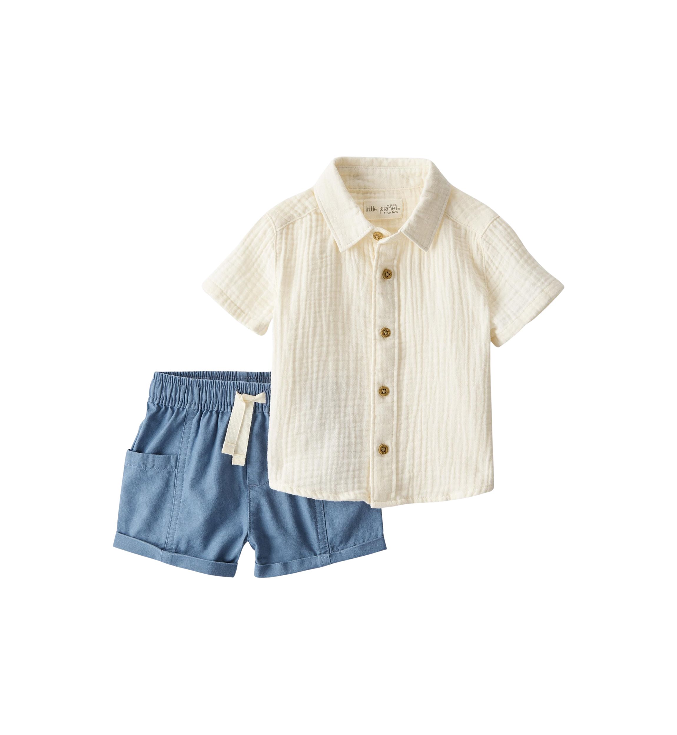 Baby Boys Woven Set 