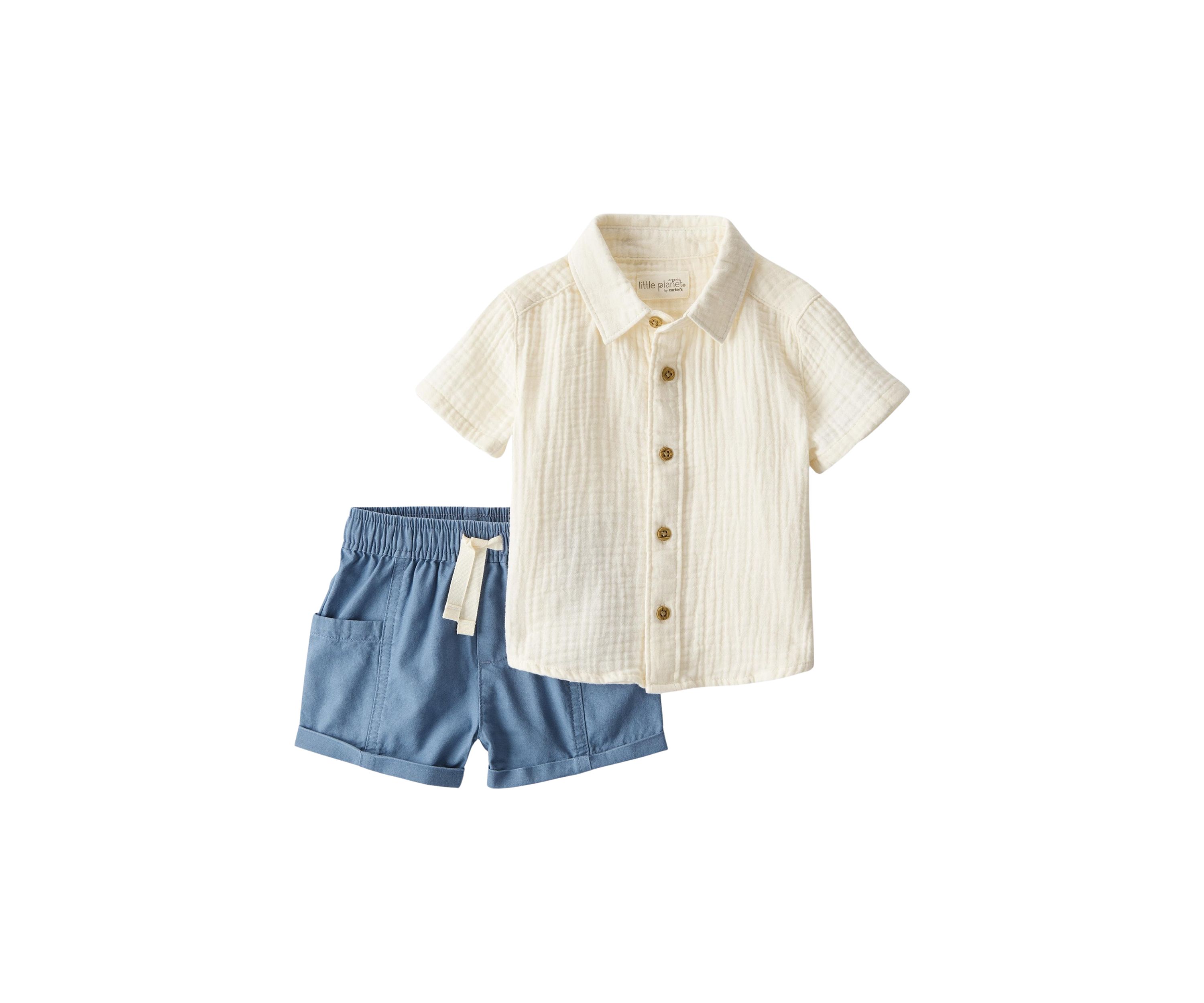 Baby Boys Woven Set 