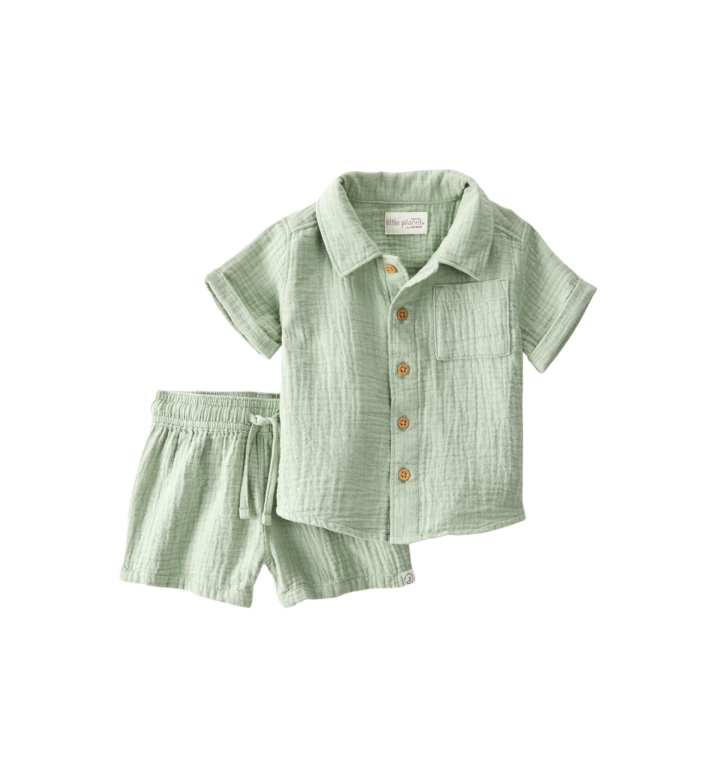 Baby Boys Woven Set 