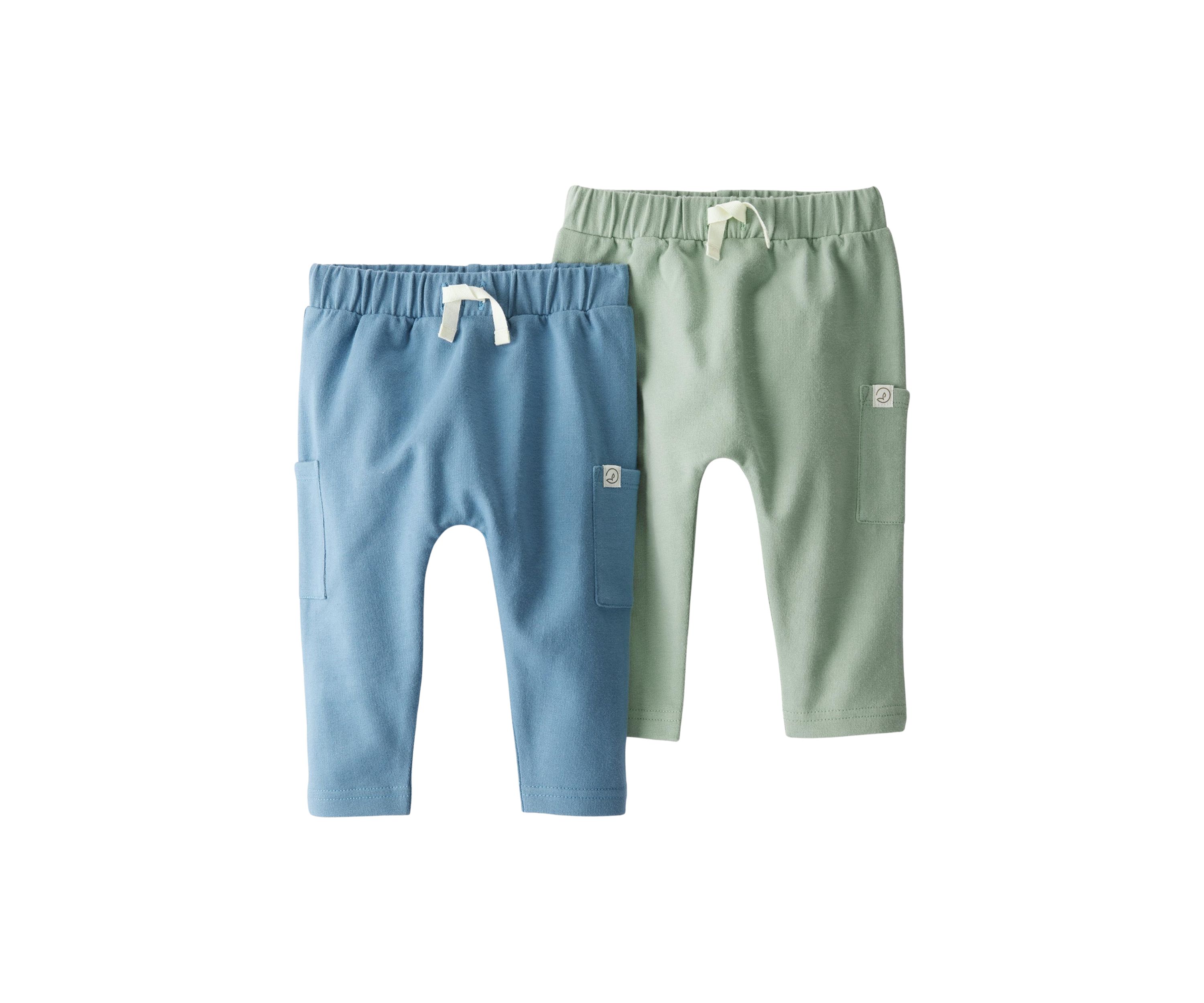 Baby Drawstring Pants - 2 Pack