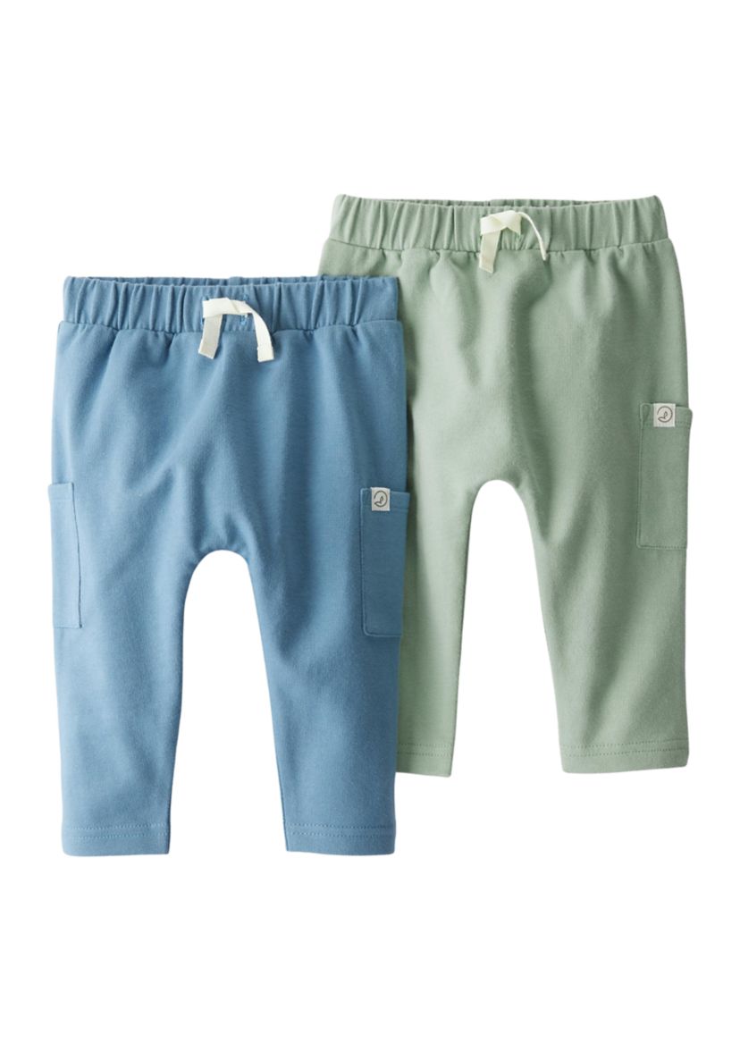 Baby Drawstring Pants - 2 Pack