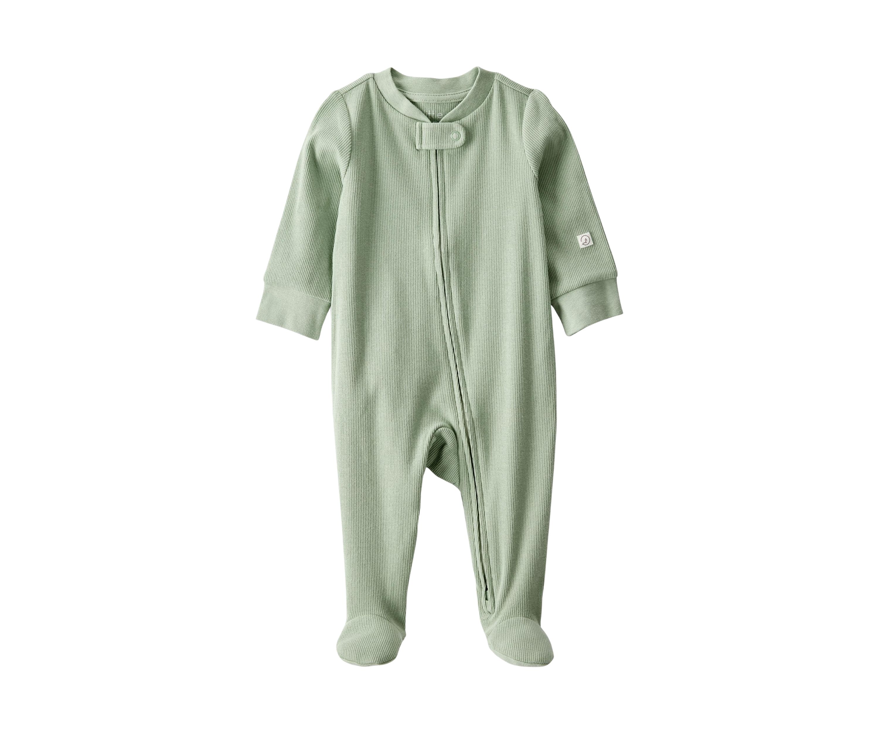 Baby Cotton Snap Footie Pajamas