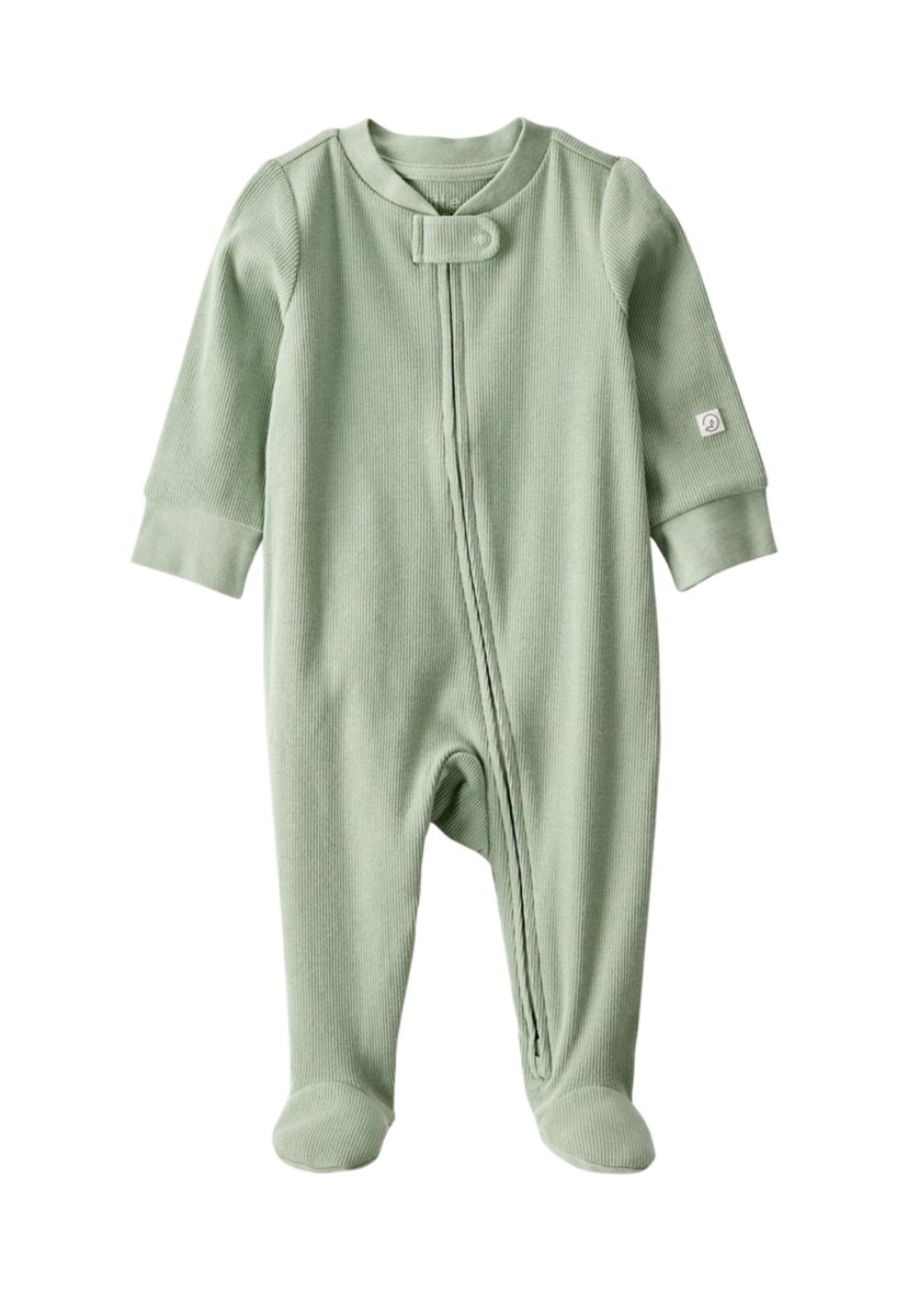 Baby Cotton Snap Footie Pajamas