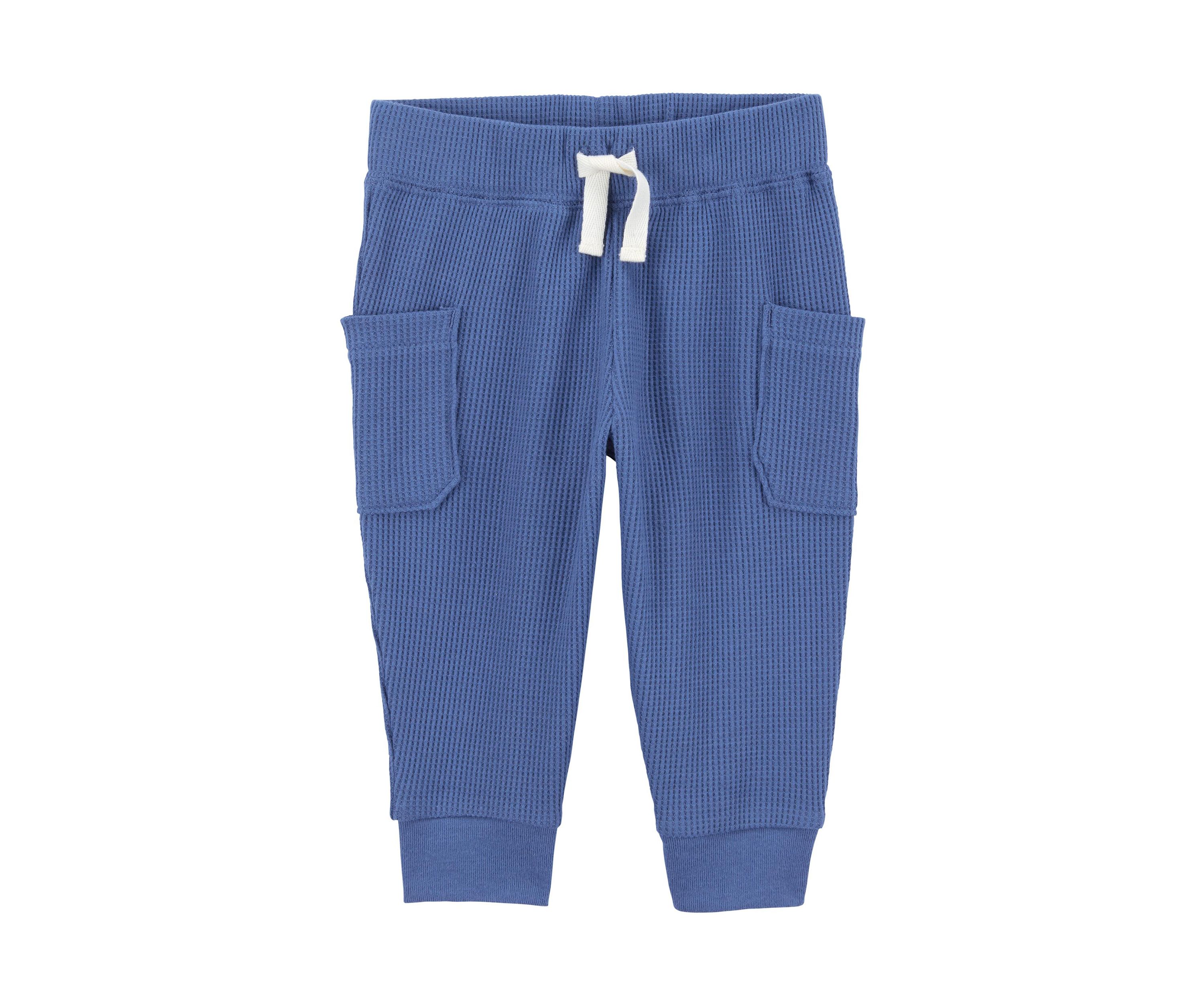 Baby Boys Waffle Knit Bodysuit and Pants Set