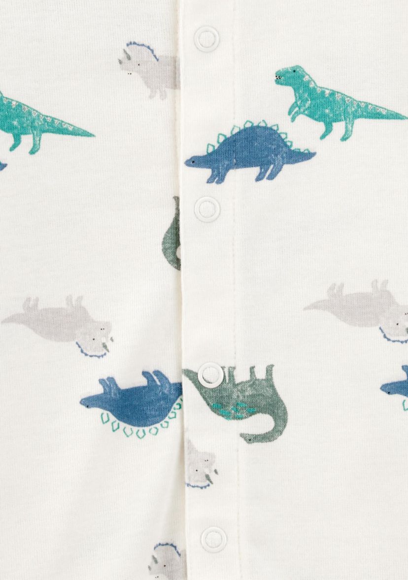Baby Boys Dinosaur Print Romper
