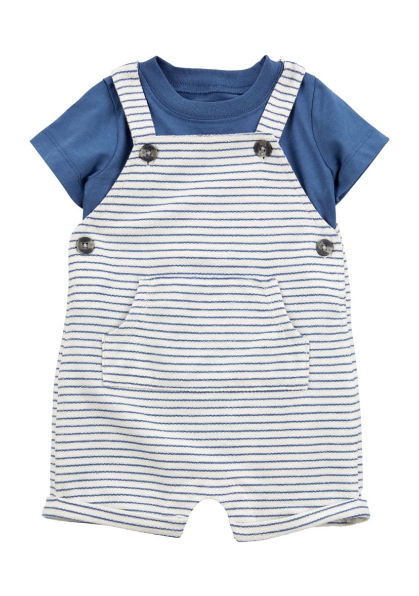 Baby Boys 2 Piece Shortall Set