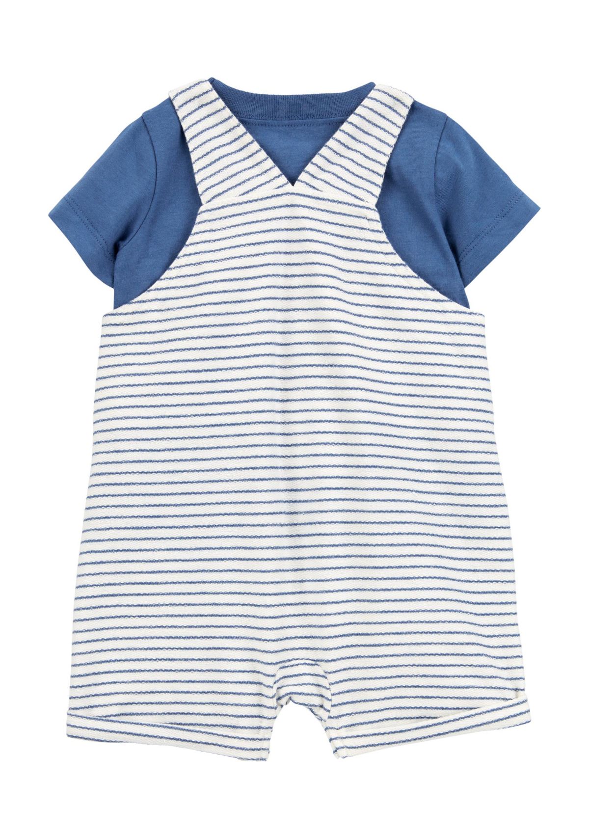 Baby Boys 2 Piece Shortall Set