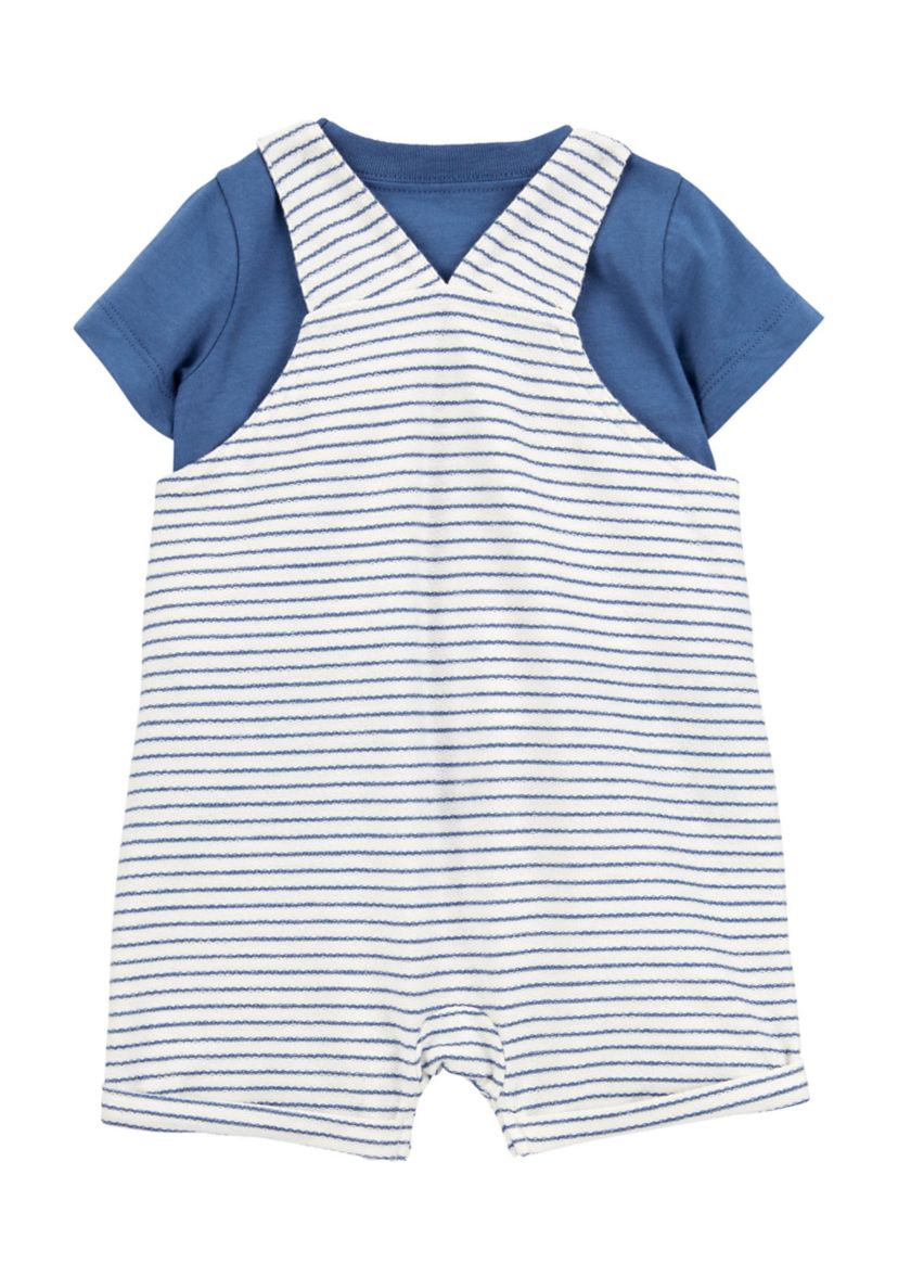 Baby Boys 2 Piece Shortall Set