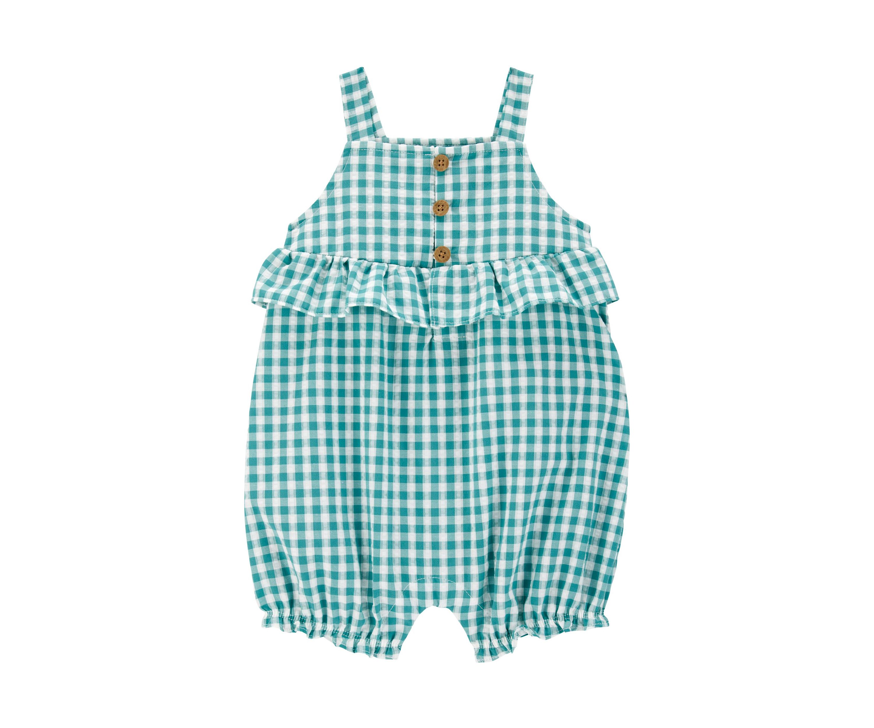 Baby Girls Gingham Romper