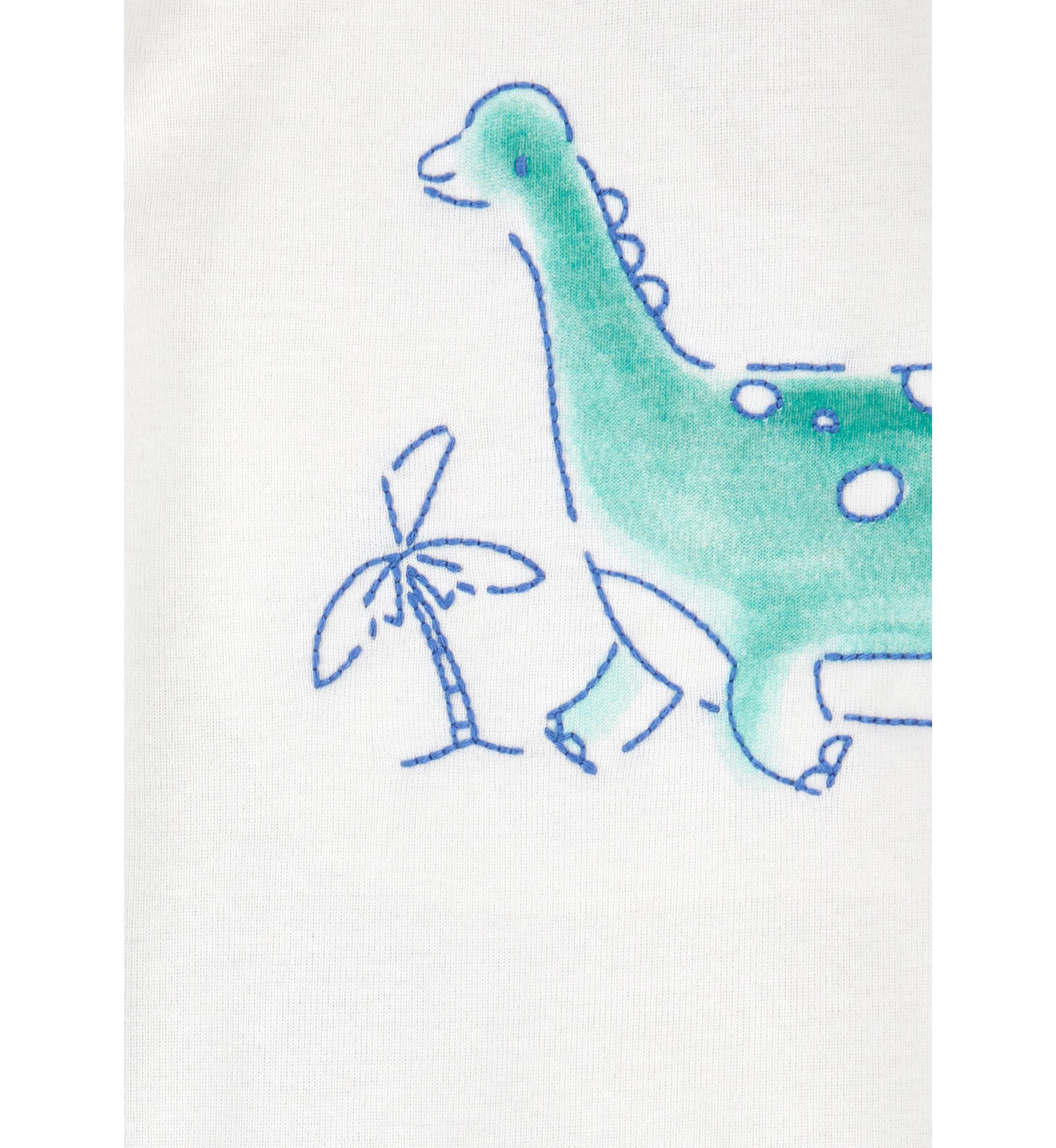 Baby Boys 2 Piece Dinosaur Bodysuit and Jogger Pant Set