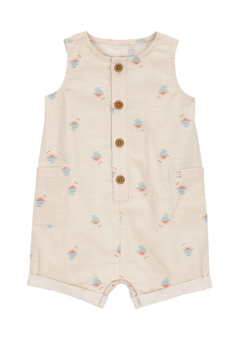 Baby Boys Printed Romper