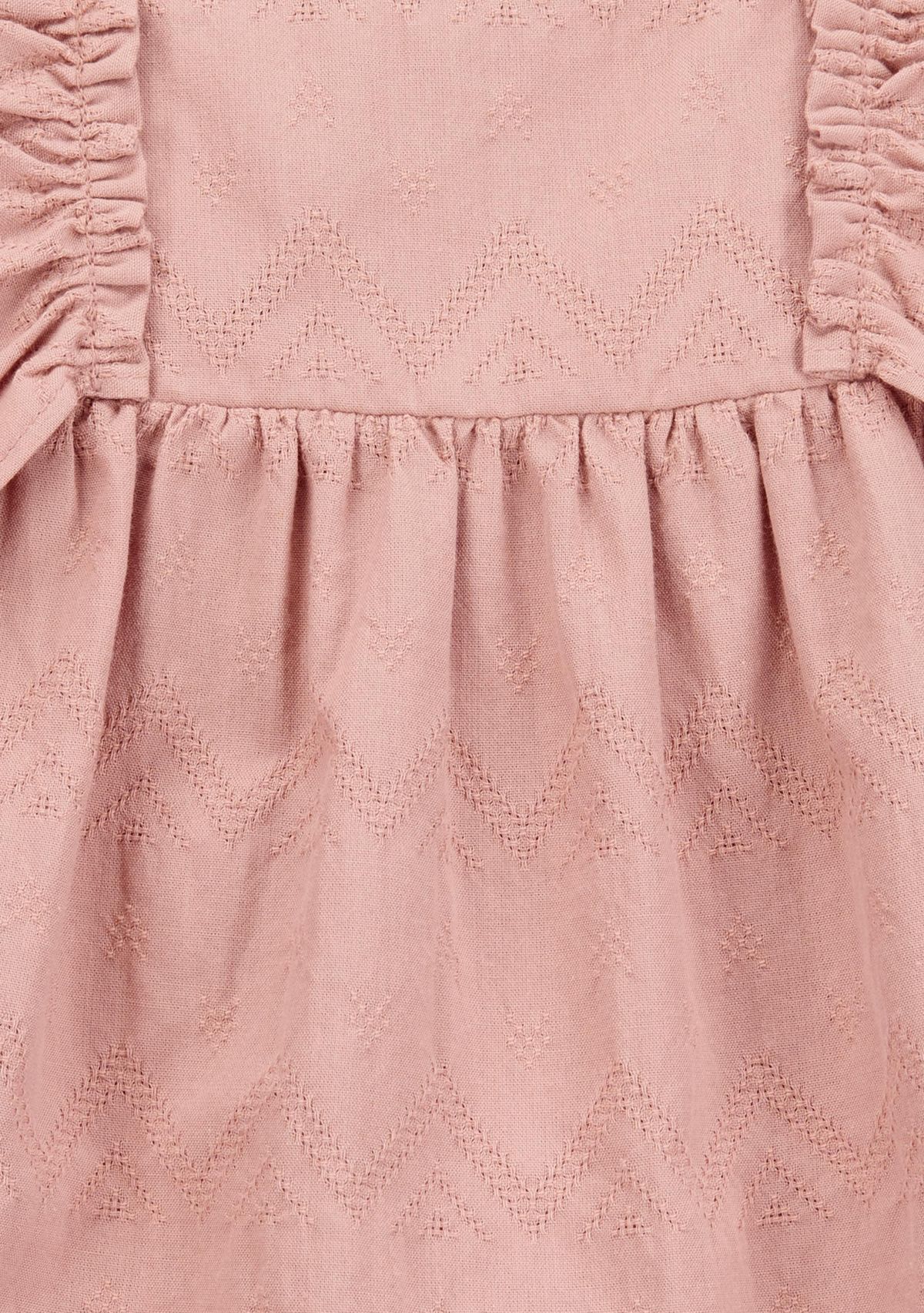 Baby Girls Flutter Sleeve Ruffle Dress