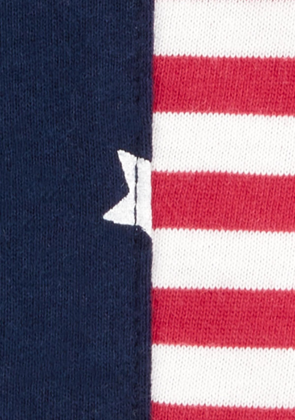 Baby Boys Flag Printed Romper