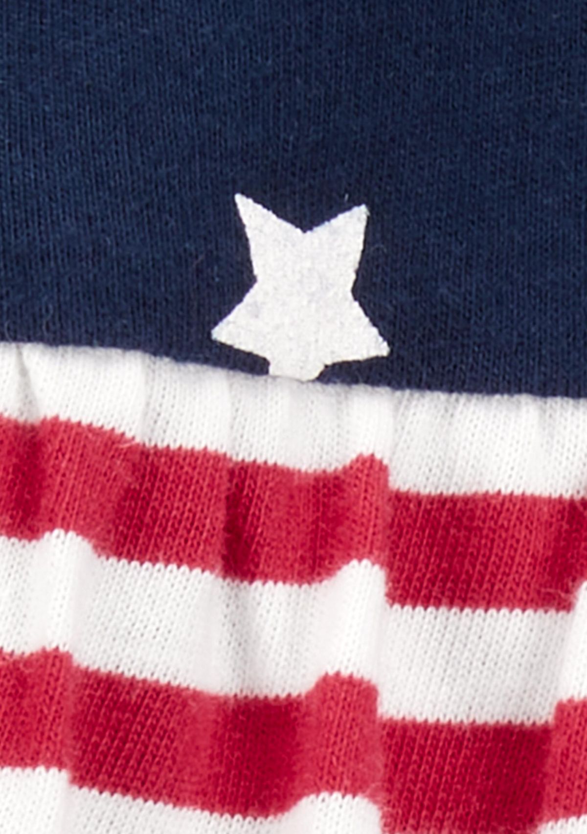 Baby Girls Flag Printed Sunsuit