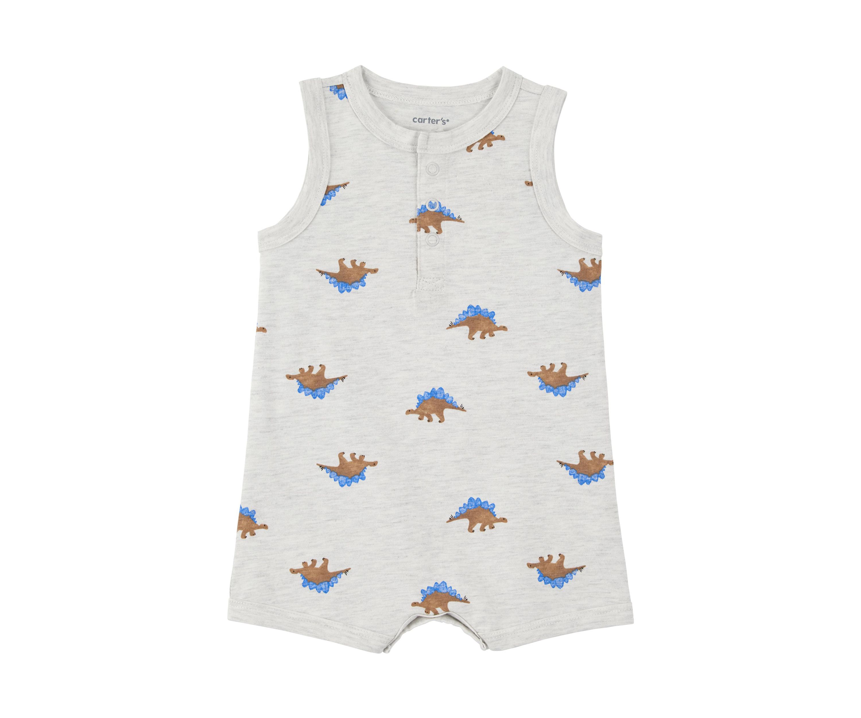 Baby Boys Dinosaur Printed Romper